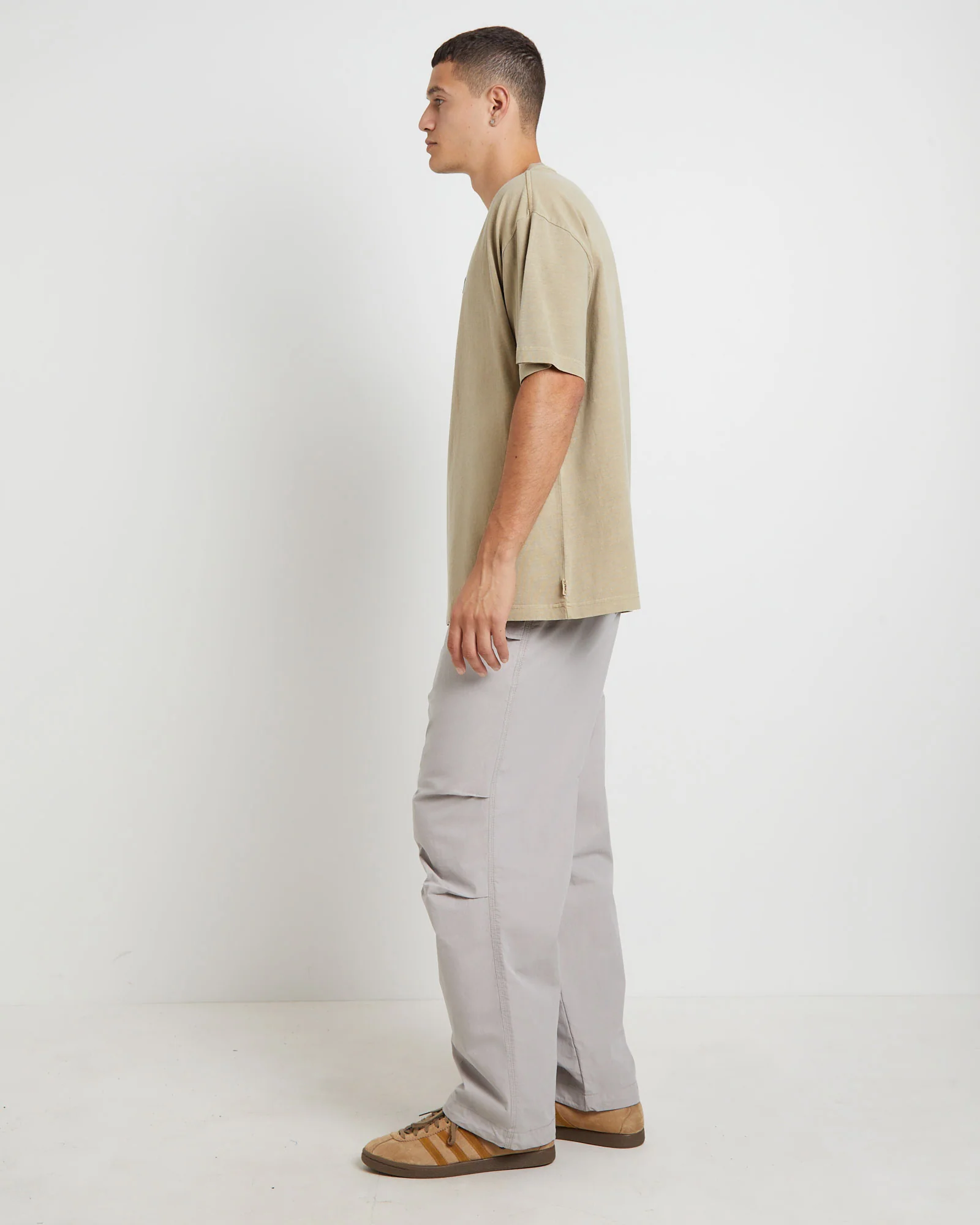 Since Never Short Sleeve T-Shirt in Taupe - Image 4