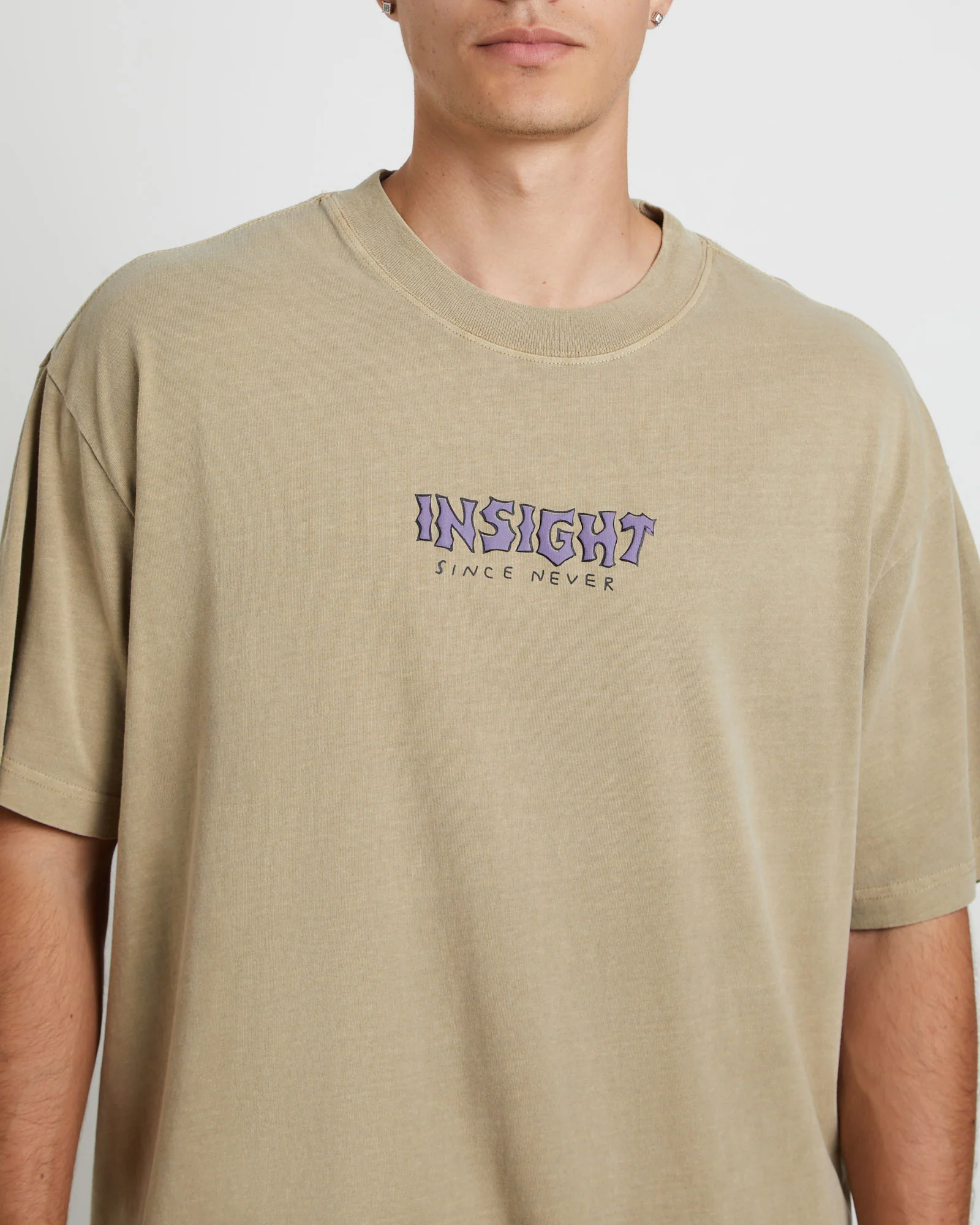 Since Never Short Sleeve T-Shirt in Taupe - Image 5