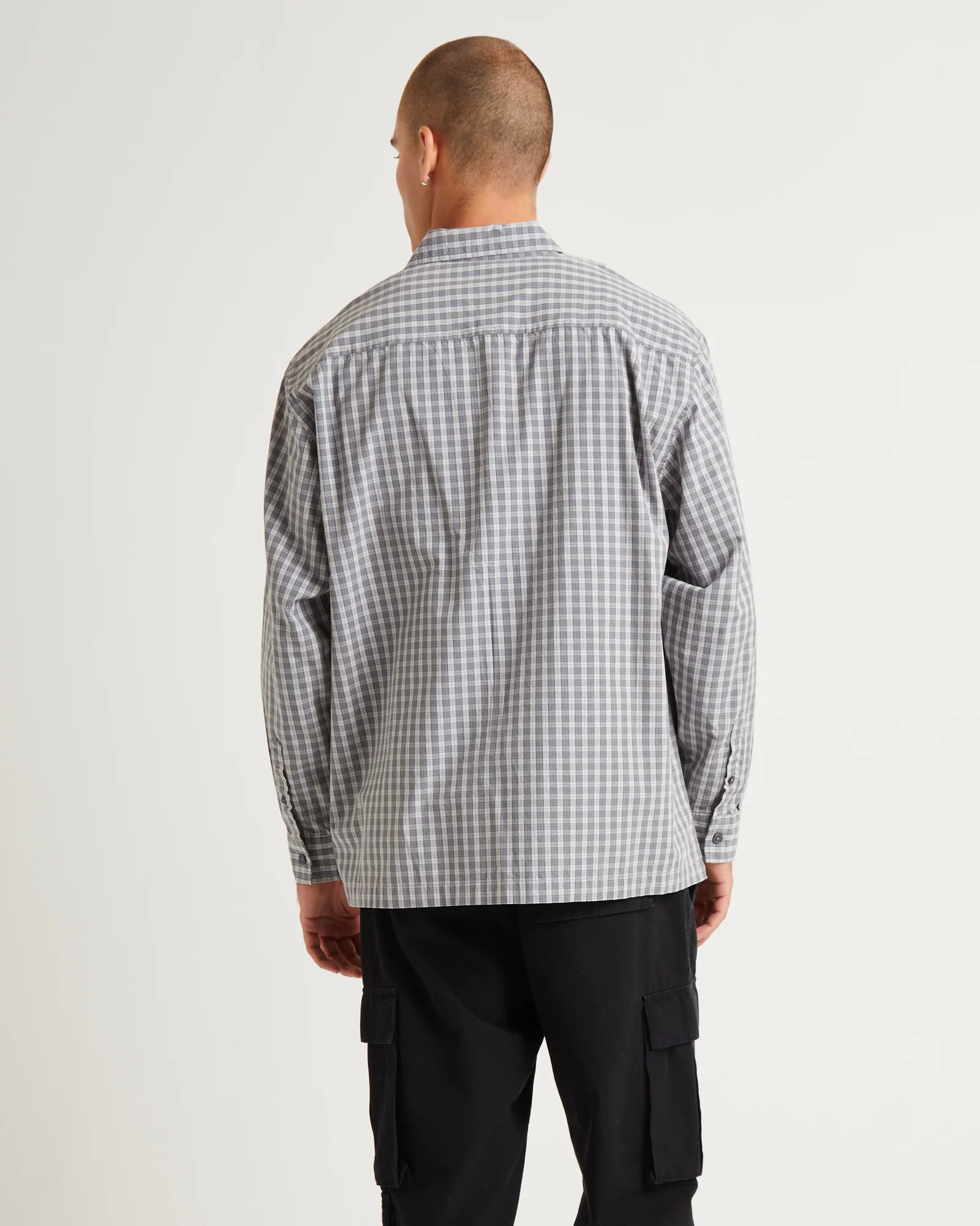 Skate Long Sleeve Shirt Grey - Image 5