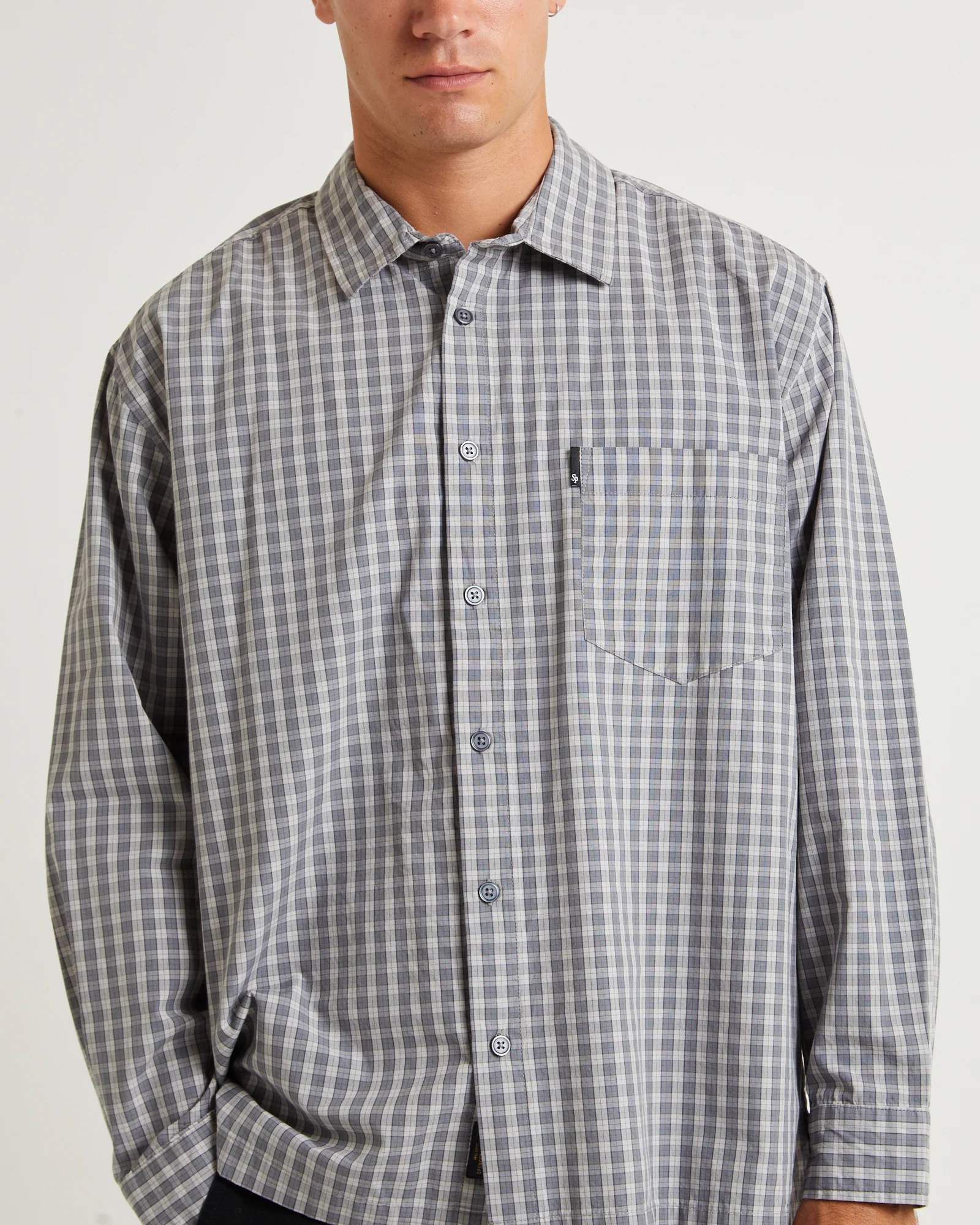 Skate Long Sleeve Shirt Grey - Image 6