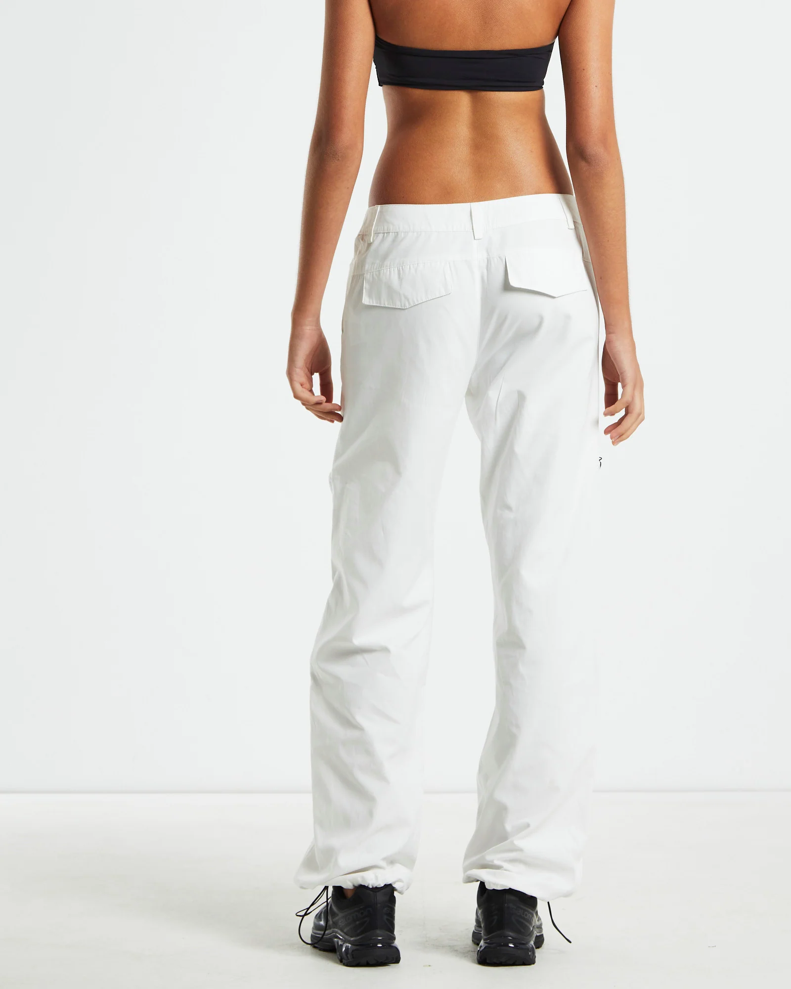 Skylar Patch Pocket Ski Pants White - Image 2