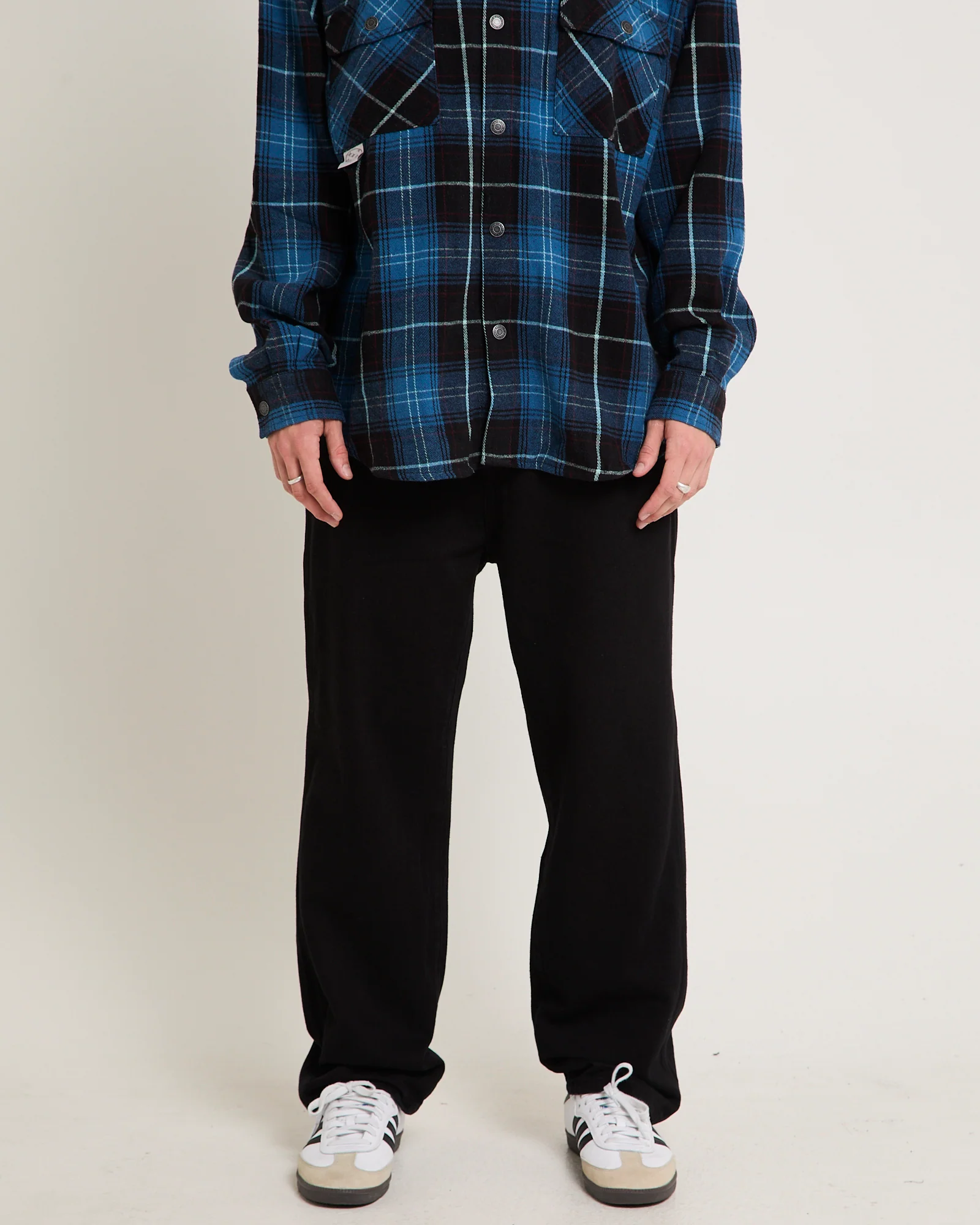 Slacker Relaxed Denim Jeans Steele Black - Image 3