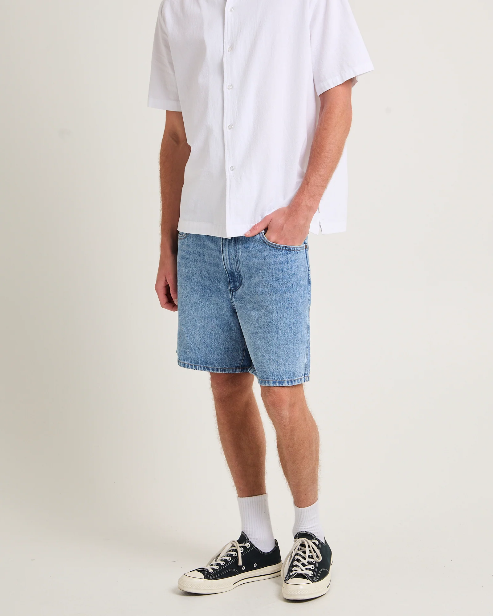 Slacker Relaxed Denim Shorts - Image 4