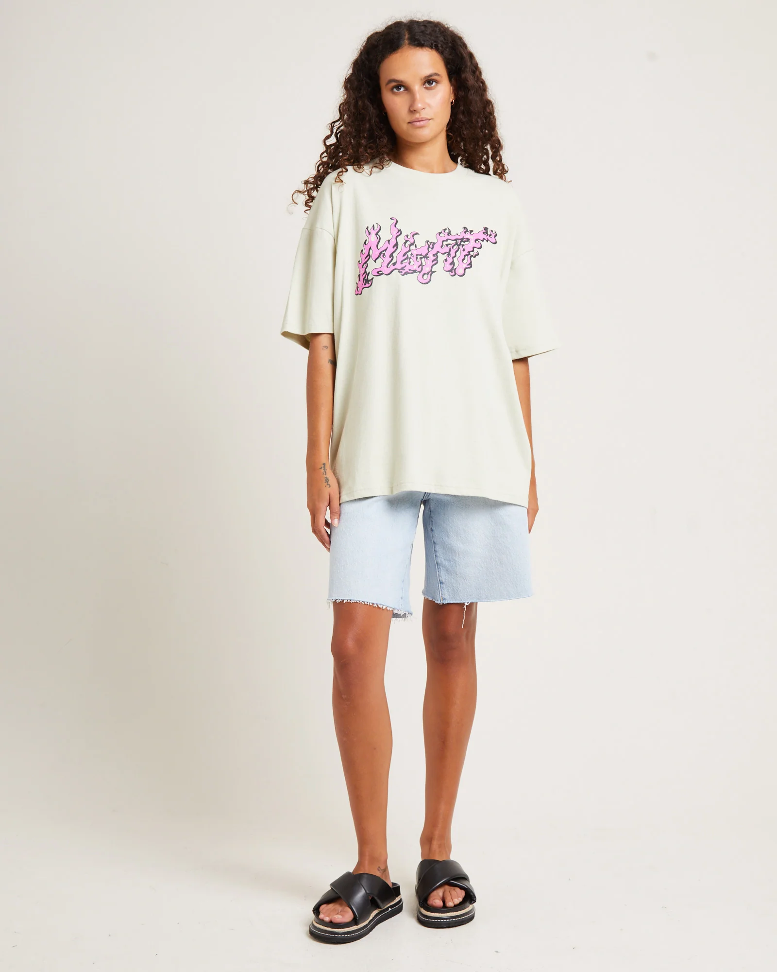Sleeping Cells Oversized Tee Thrift White - Image 3