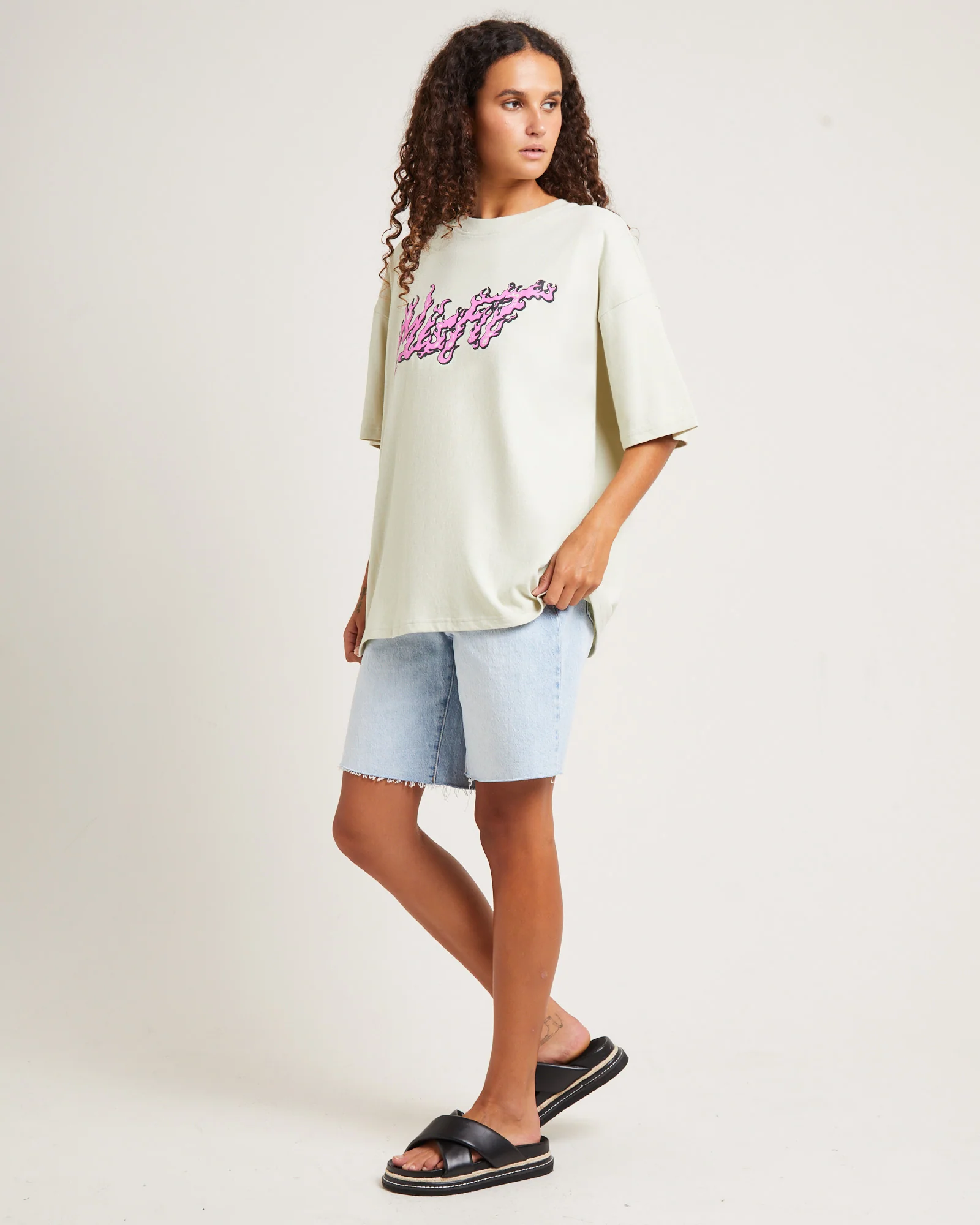Sleeping Cells Oversized Tee Thrift White - Image 4