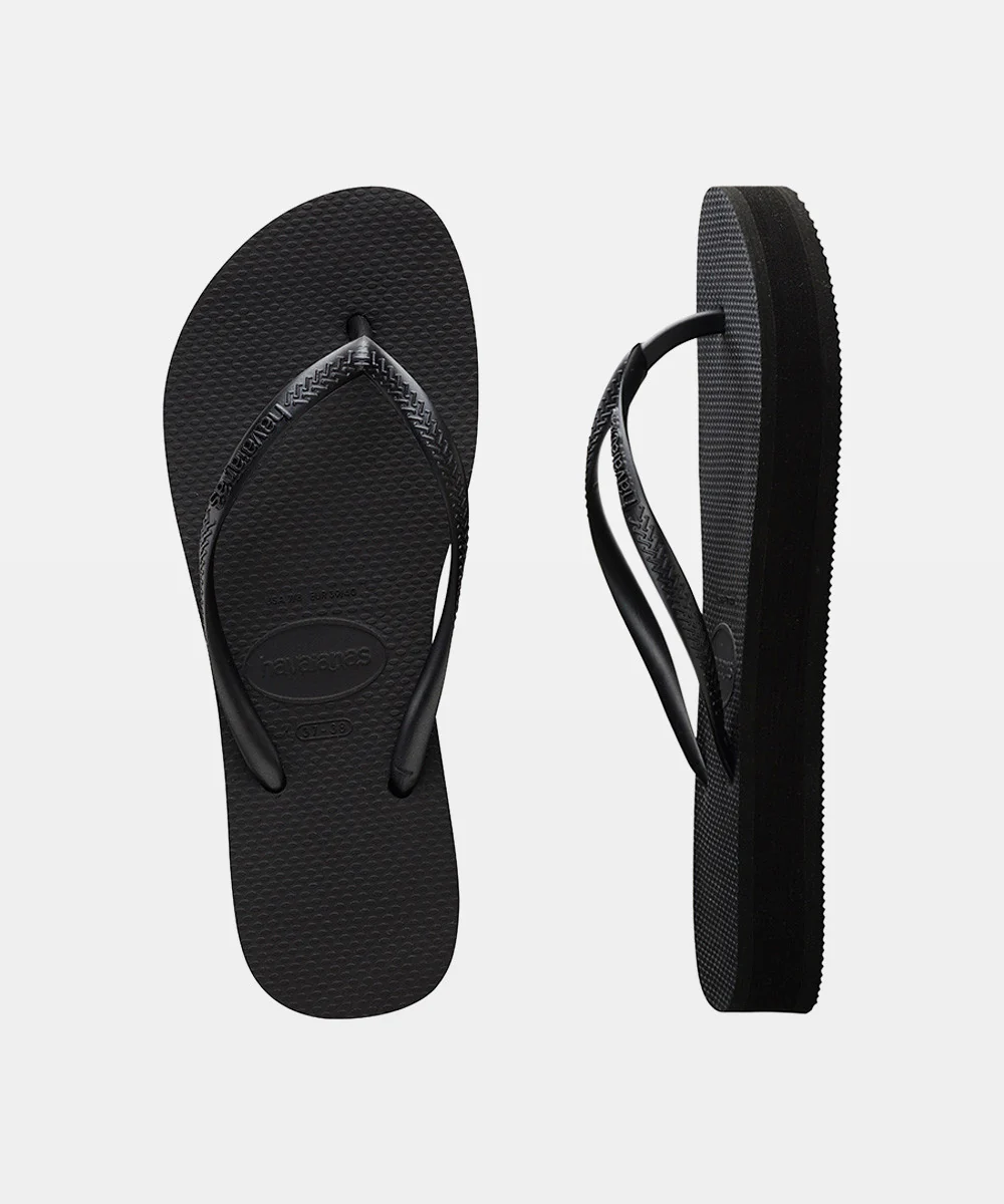 Slim Flatform Flip Flops - Image 2