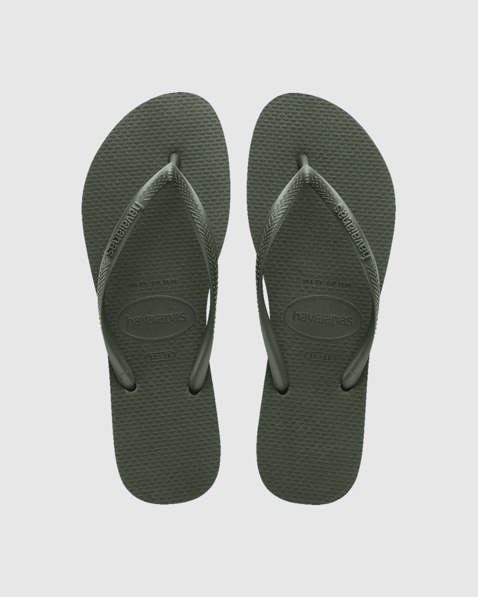 Slim Metallic Thongs - Image 2