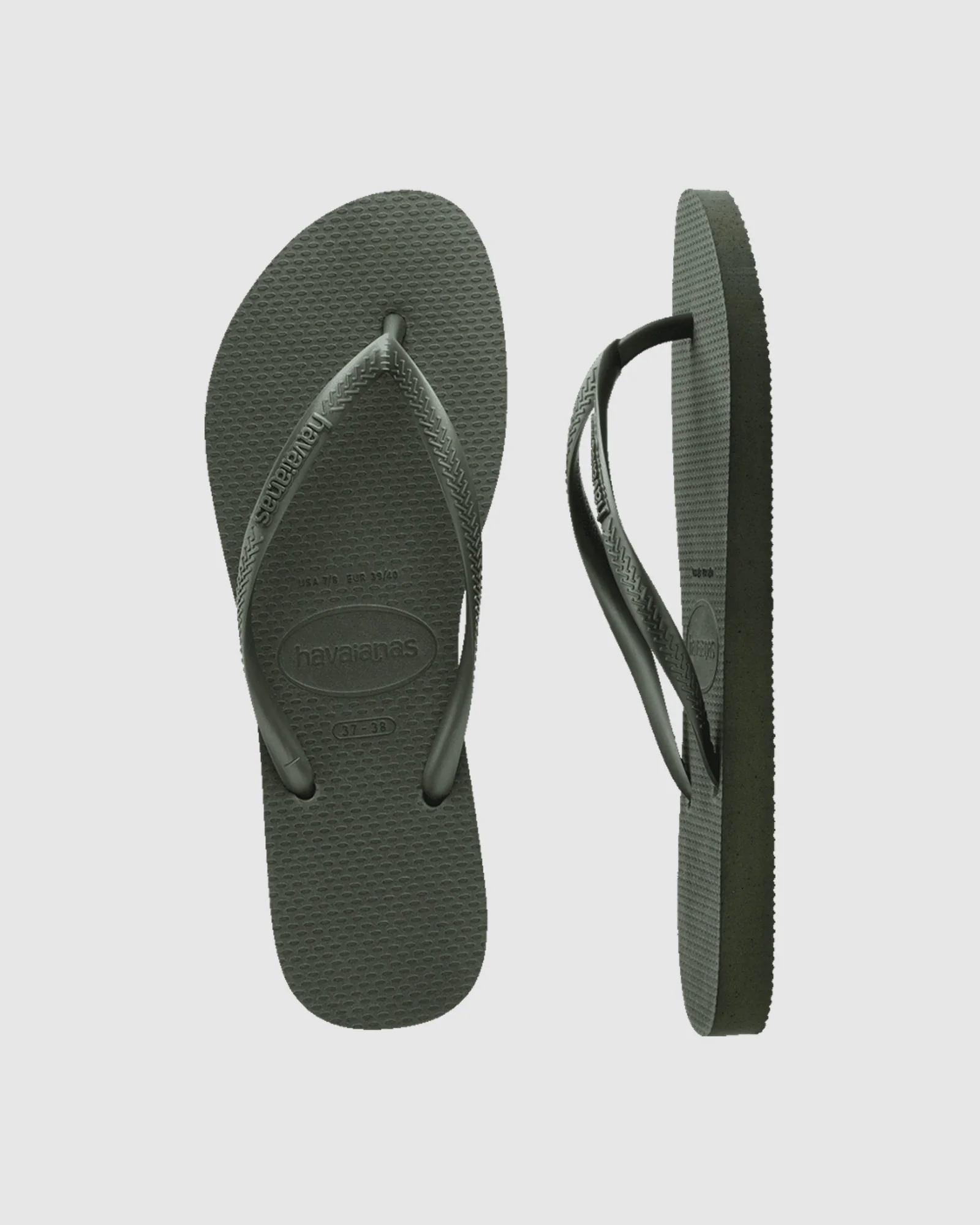 Slim Metallic Thongs - Image 4