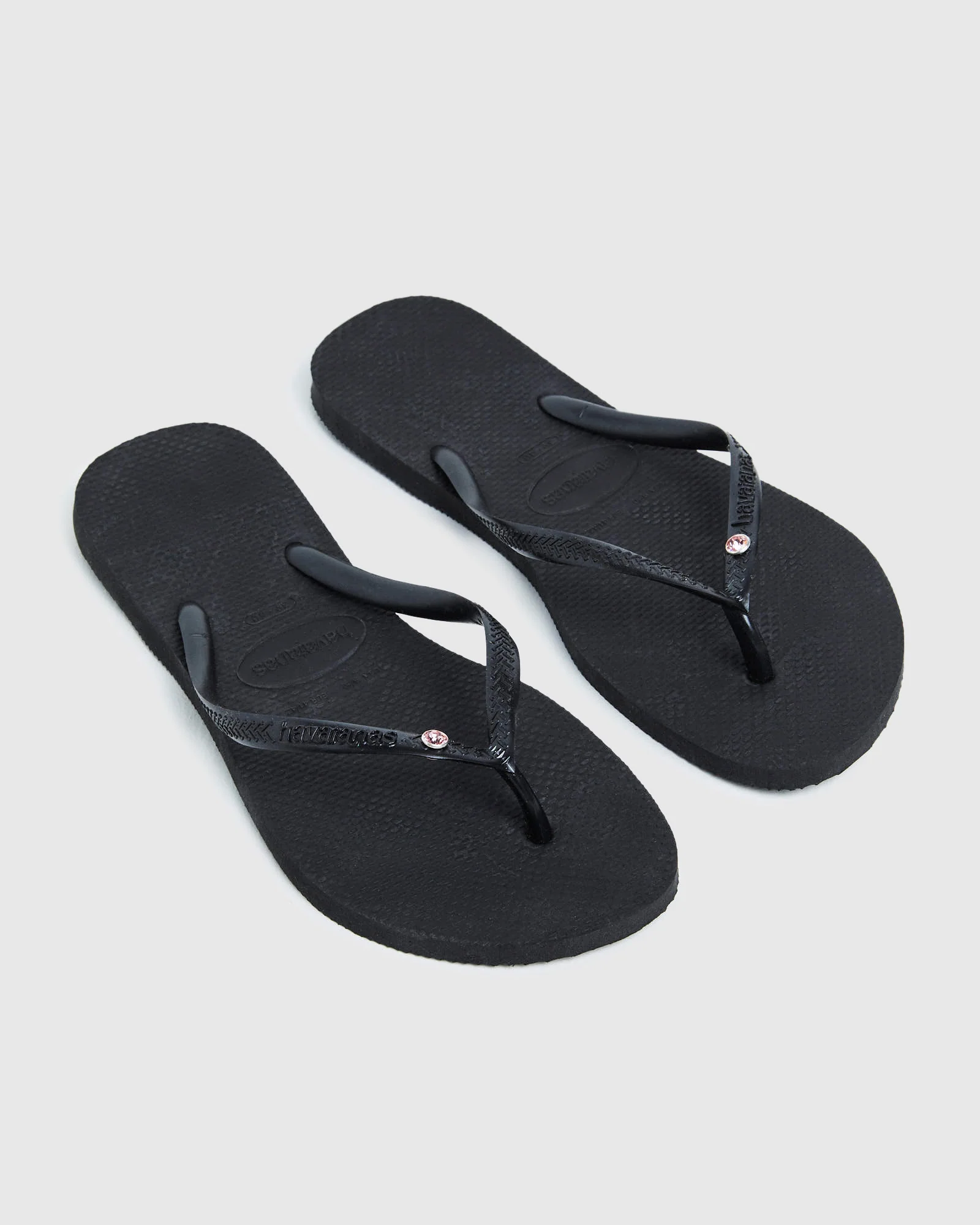 Slim Rose Crystal Thongs - Image 2