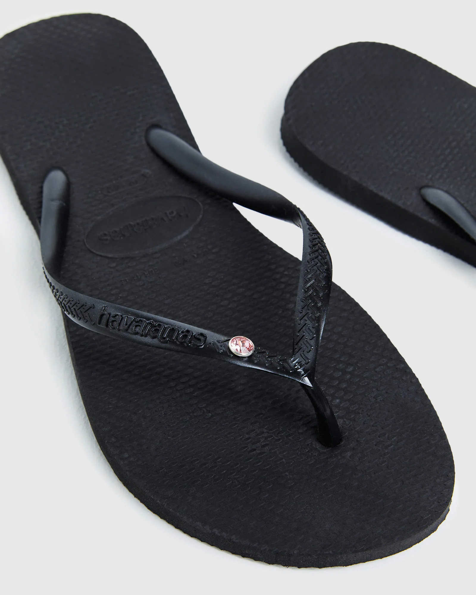Slim Rose Crystal Thongs - Image 4