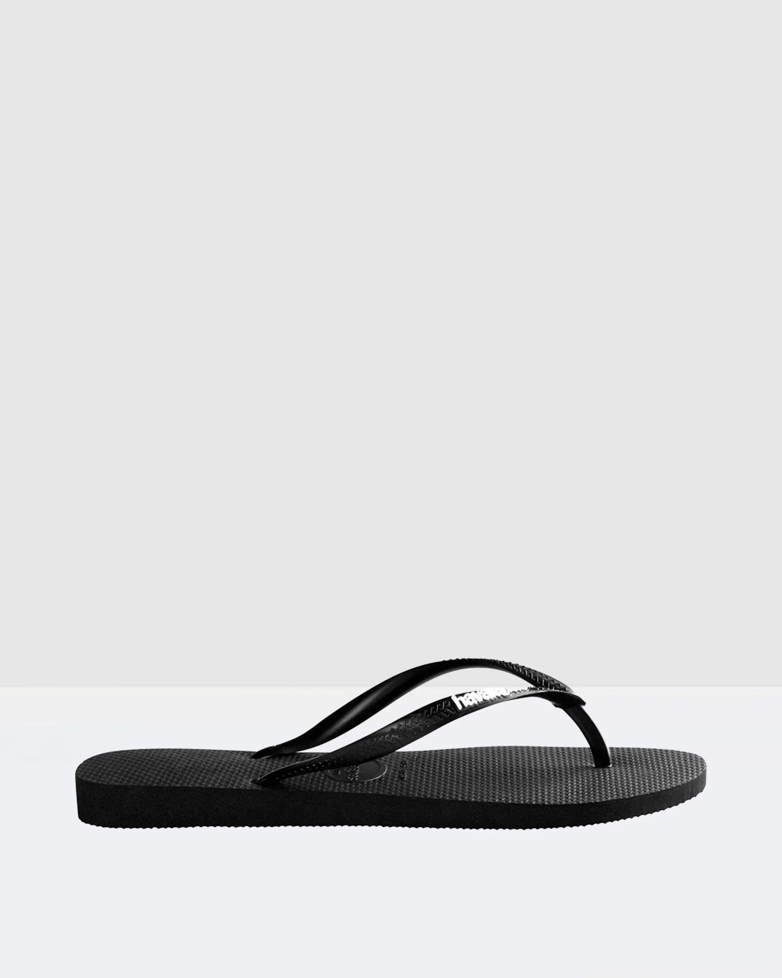 Slim Rubber Logo Thongs - Image 3