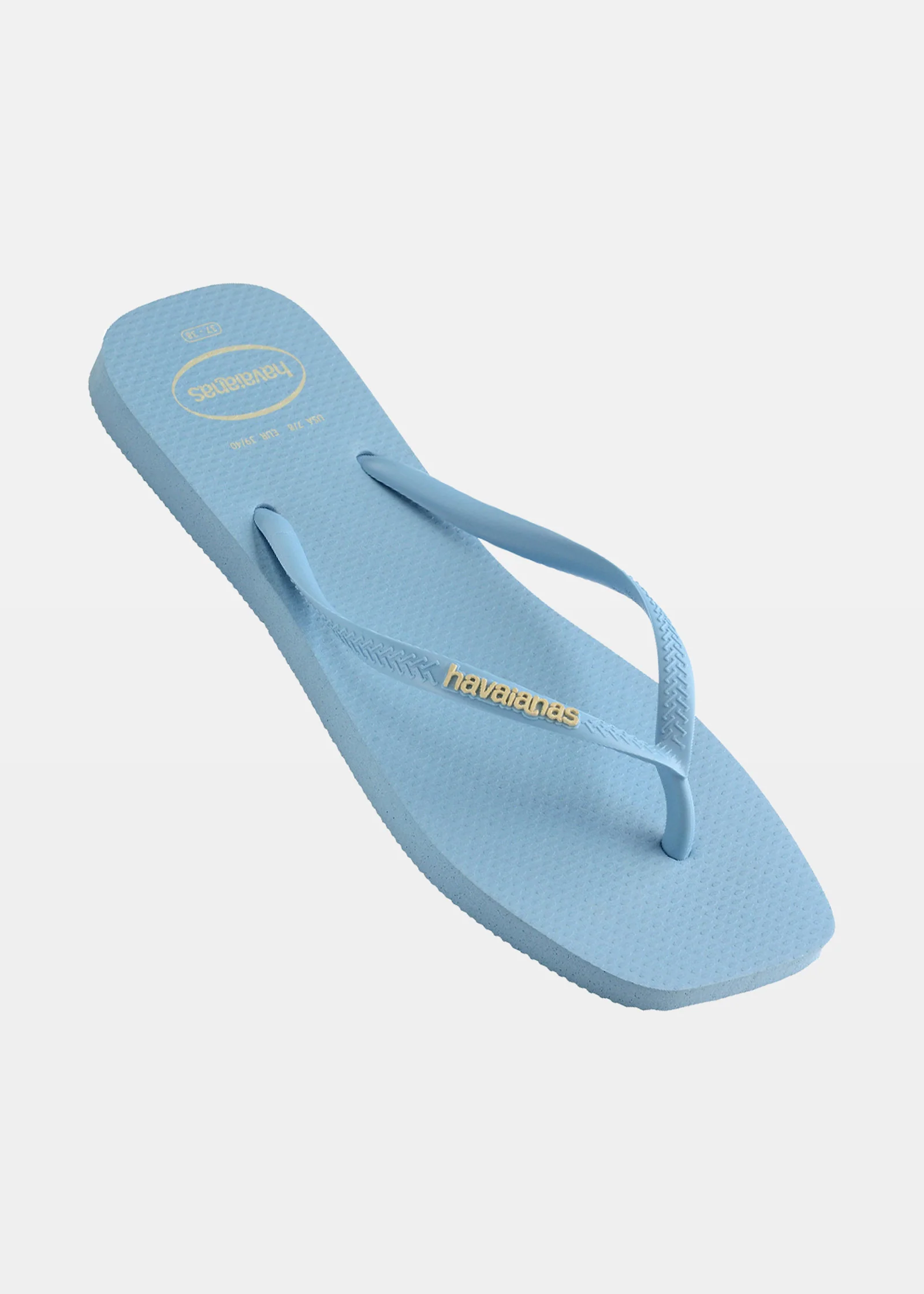 Slim Square Logo Pop Up Flip Flops