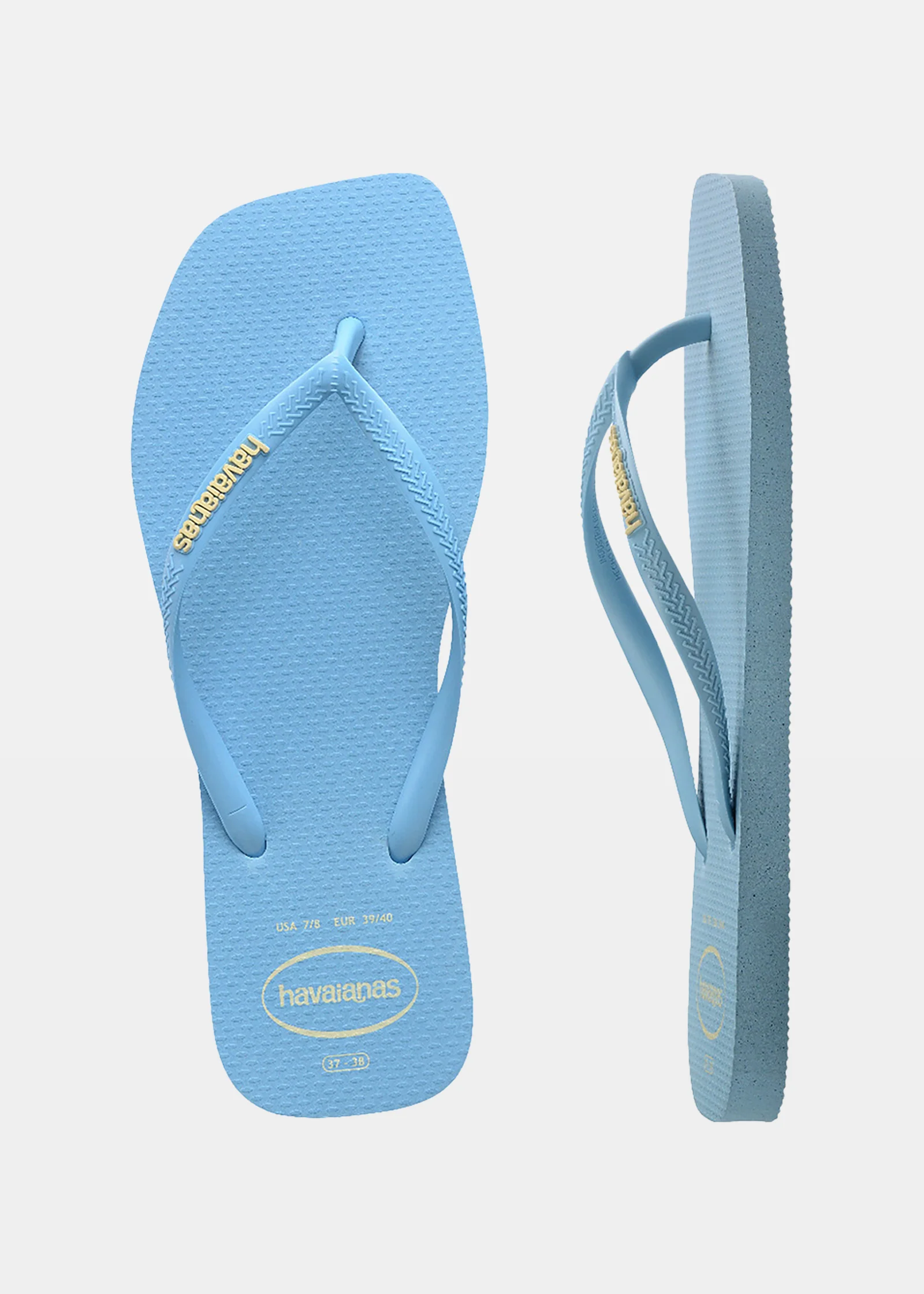 Slim Square Logo Pop Up Flip Flops - Image 2