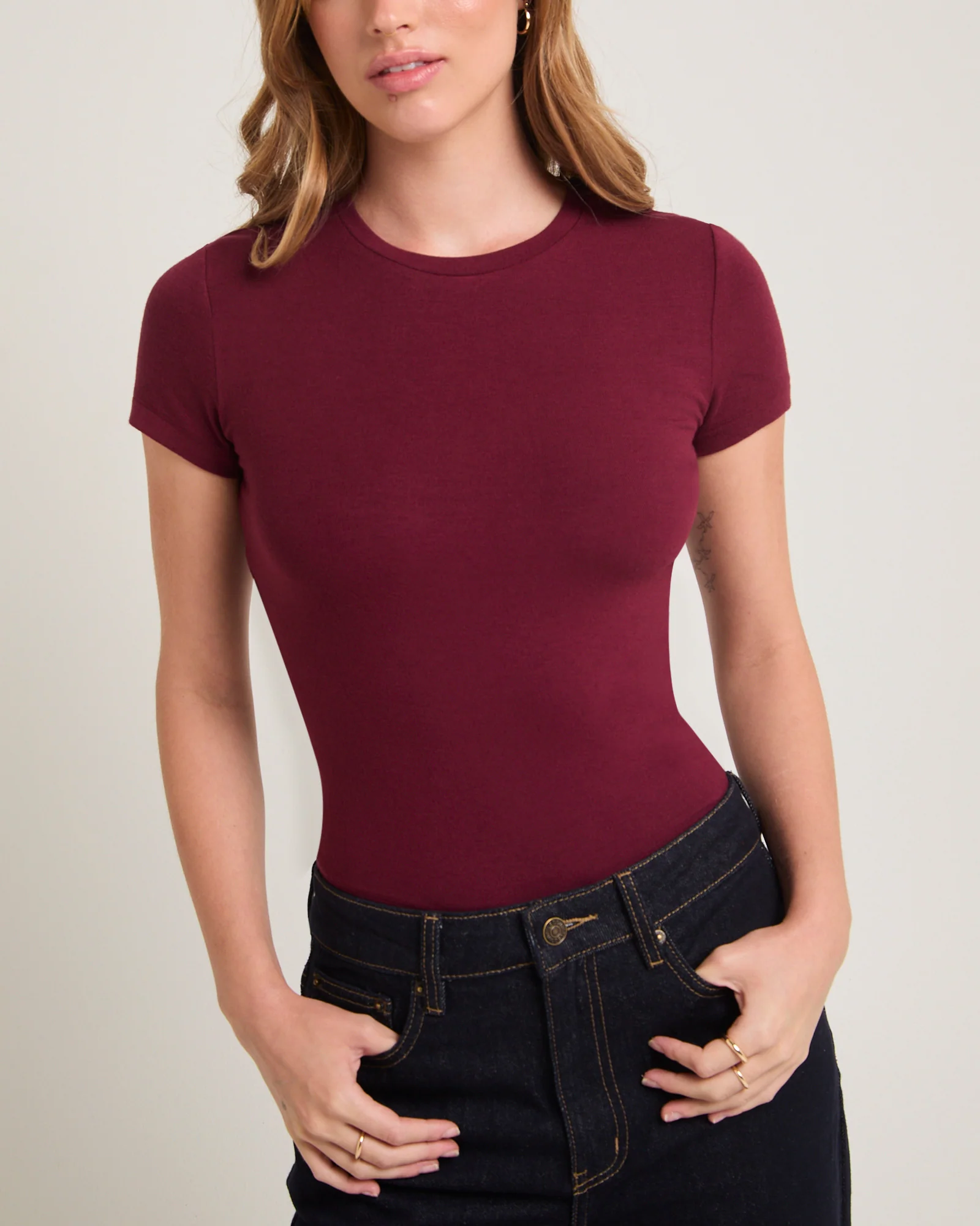 Slinky Fitted T-Shirt - Image 5