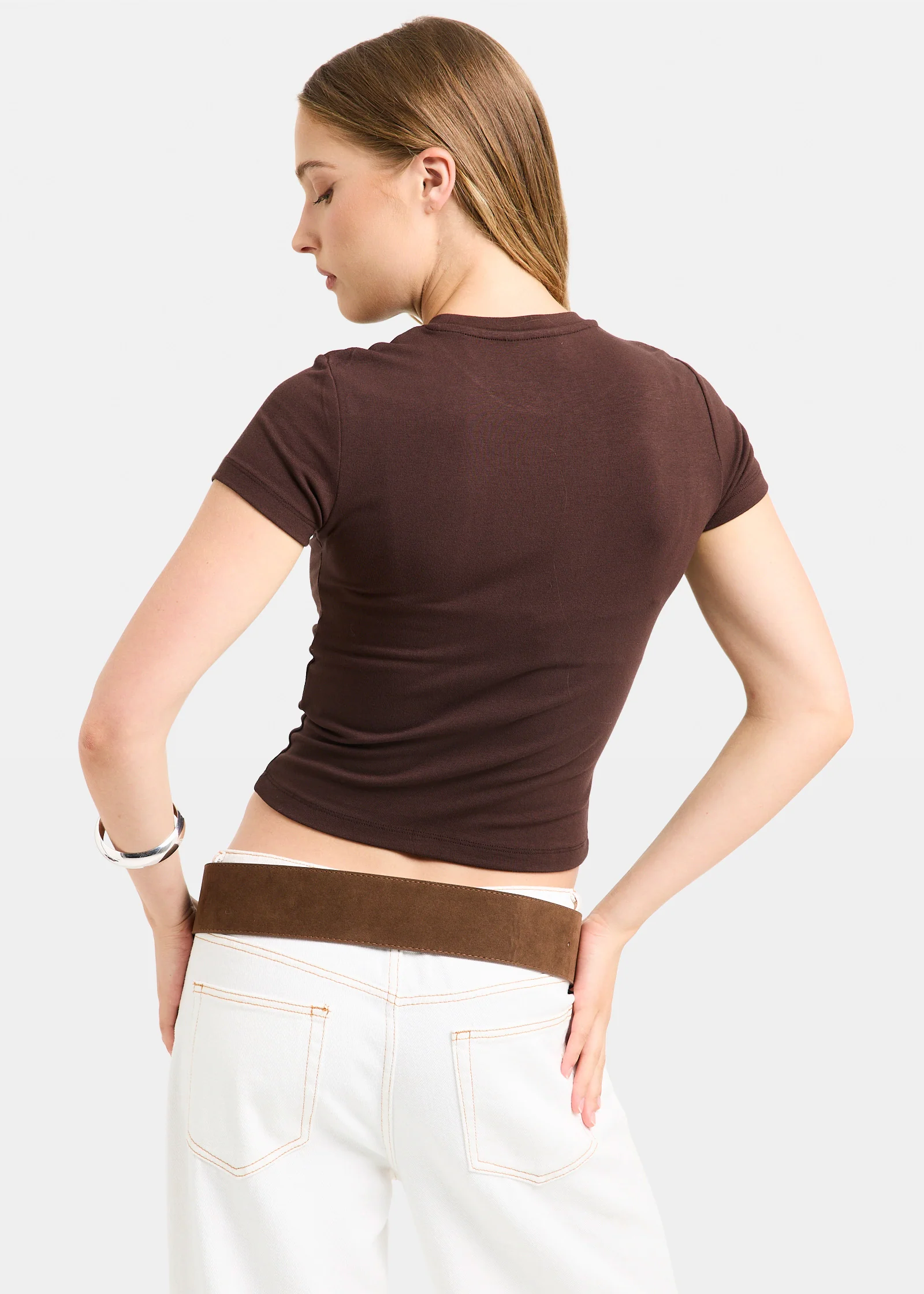 Slinky Fitted T-Shirt - Image 2
