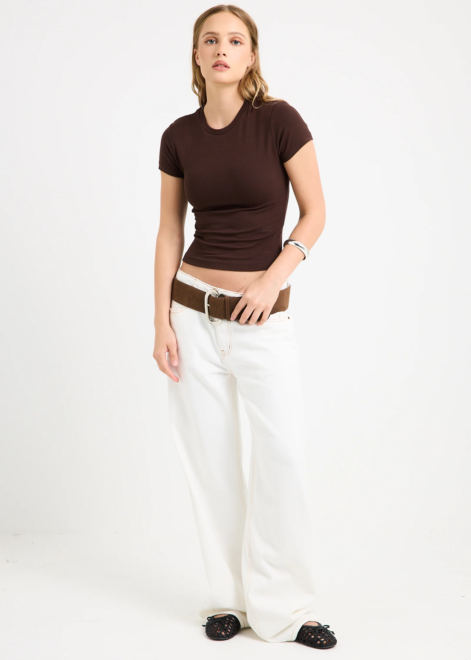 Slinky Fitted T-Shirt - Image 3