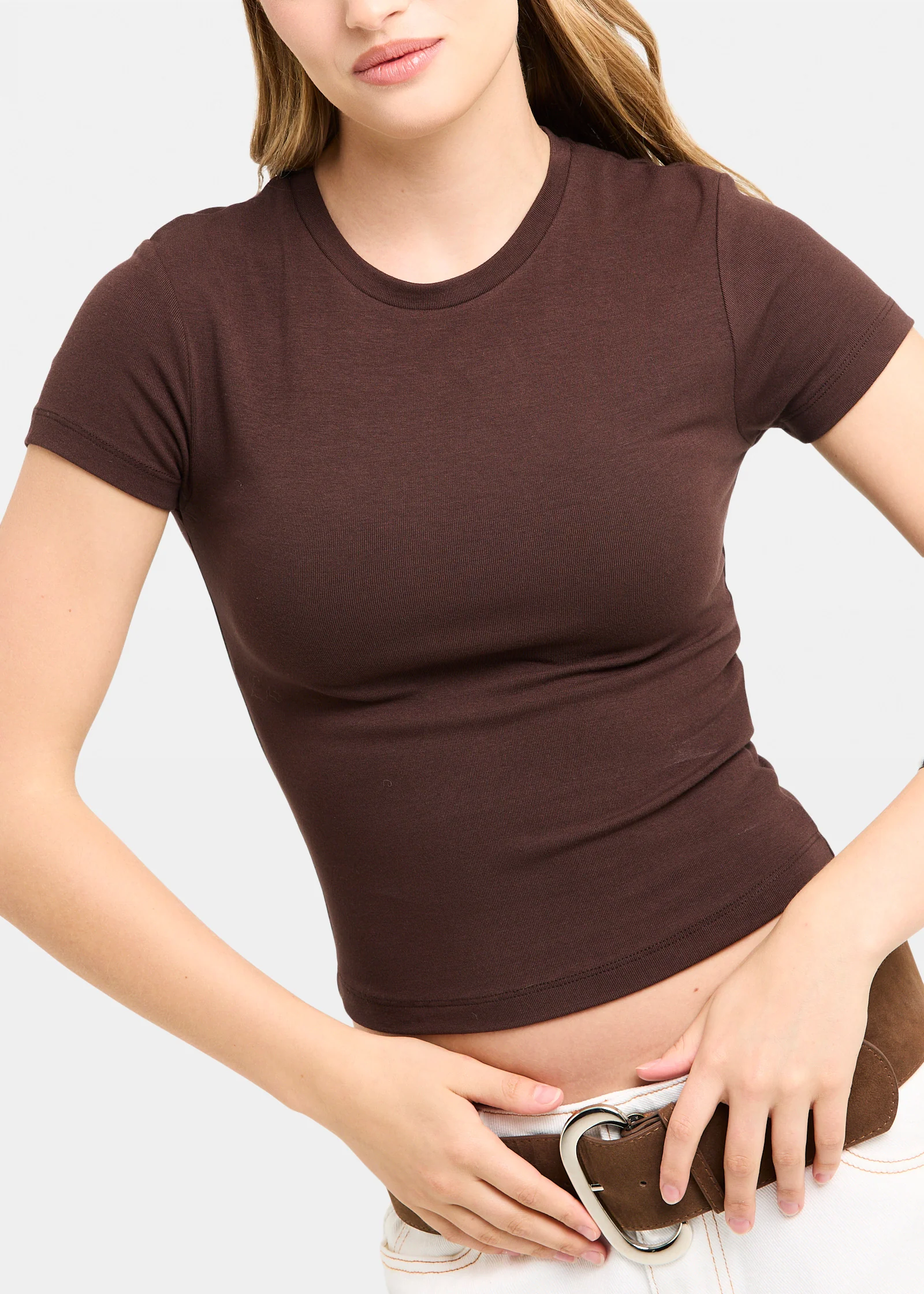 Slinky Fitted T-Shirt - Image 5