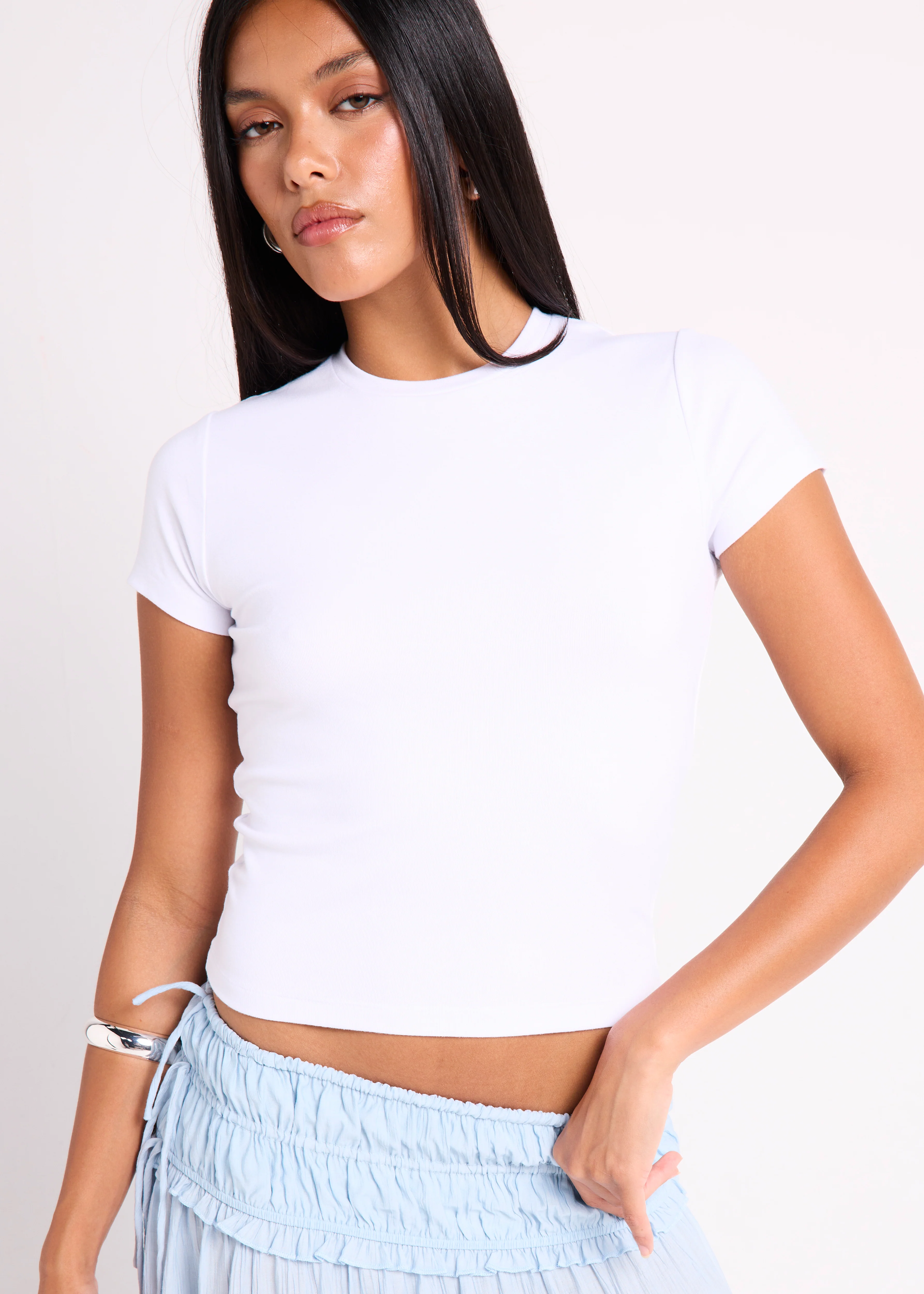 Slinky Fitted T-Shirt - Image 6