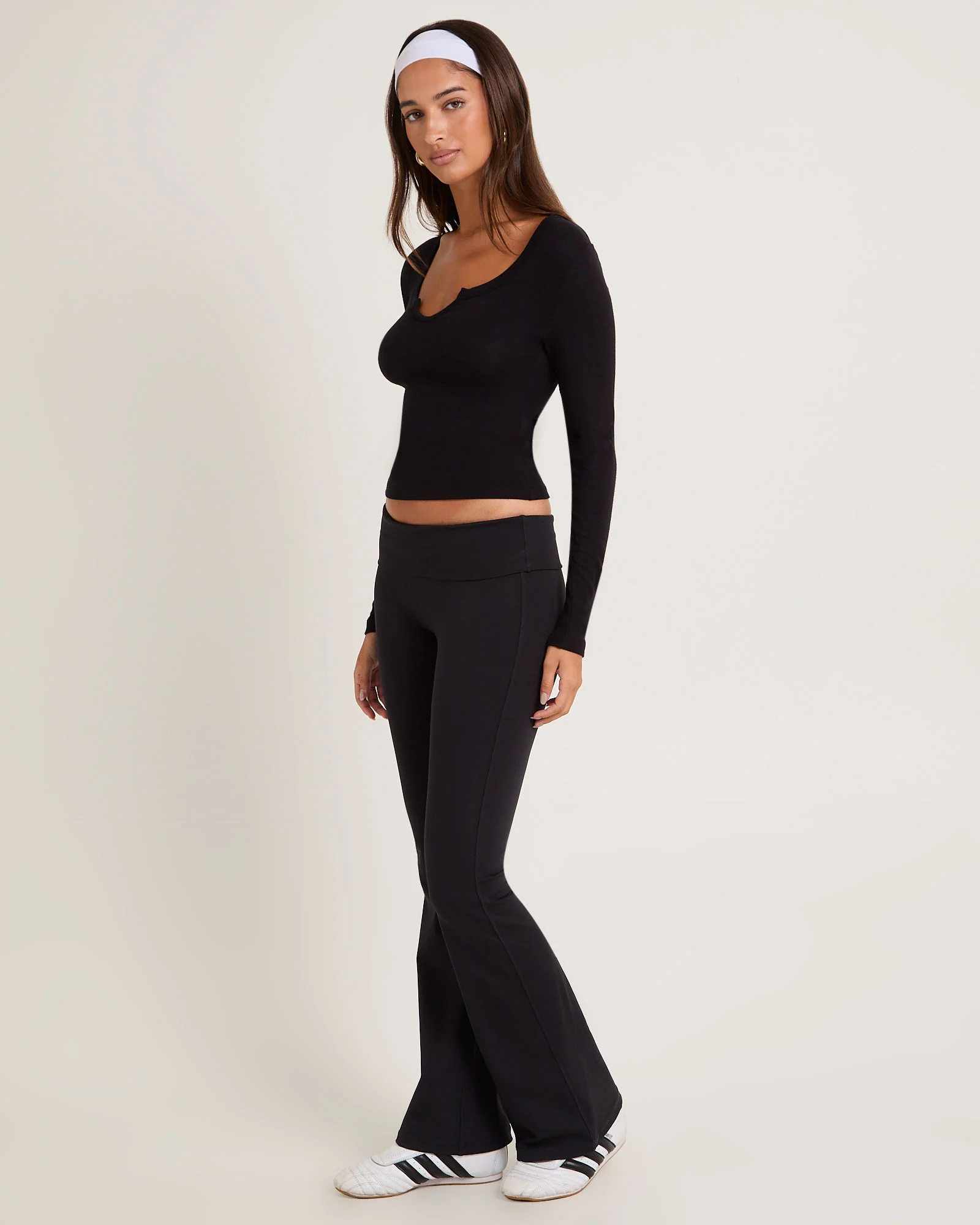 Slinky Scoop Neck Long Sleeve - Image 4