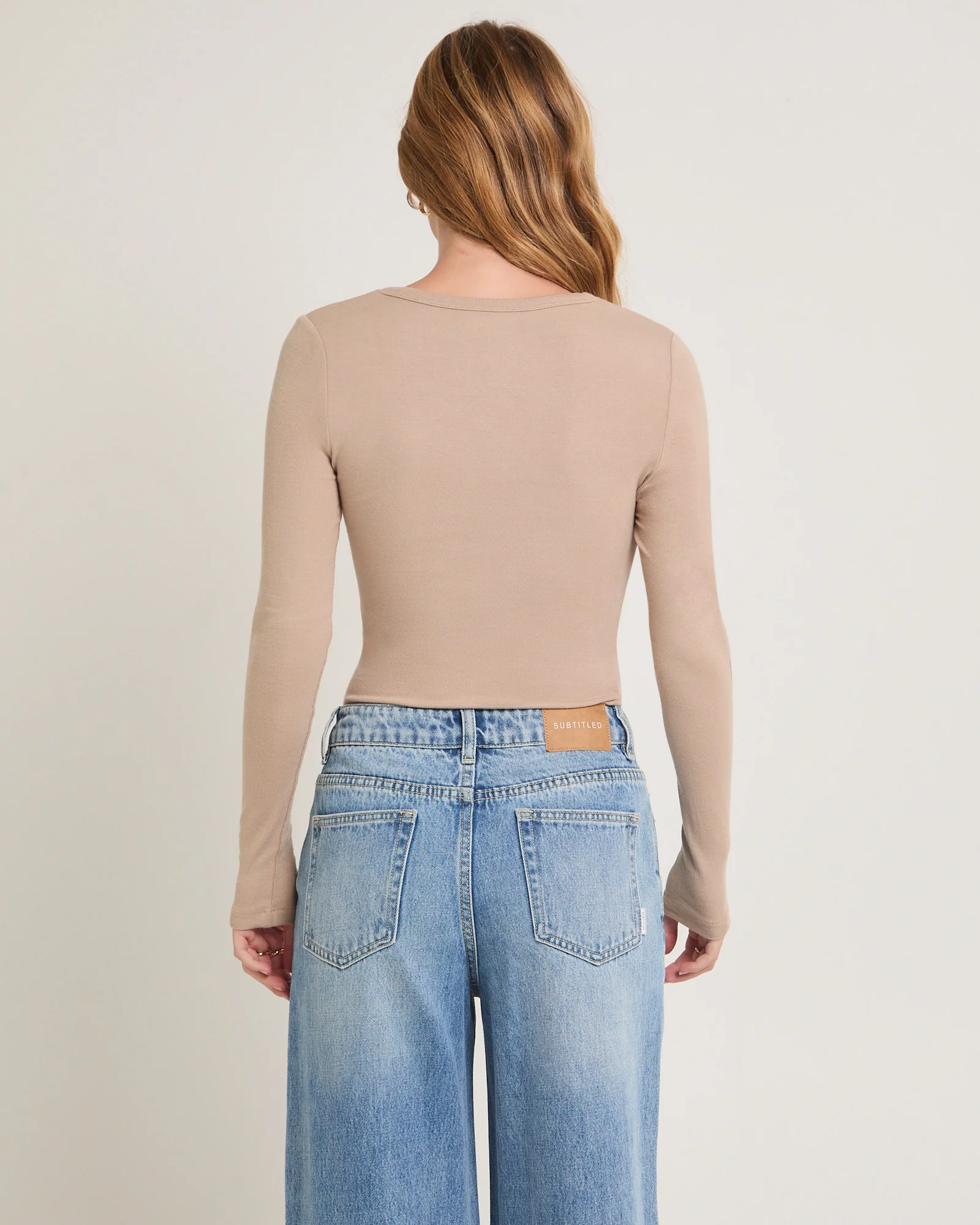 Slinky Scoop Neck Long Sleeve - Image 2