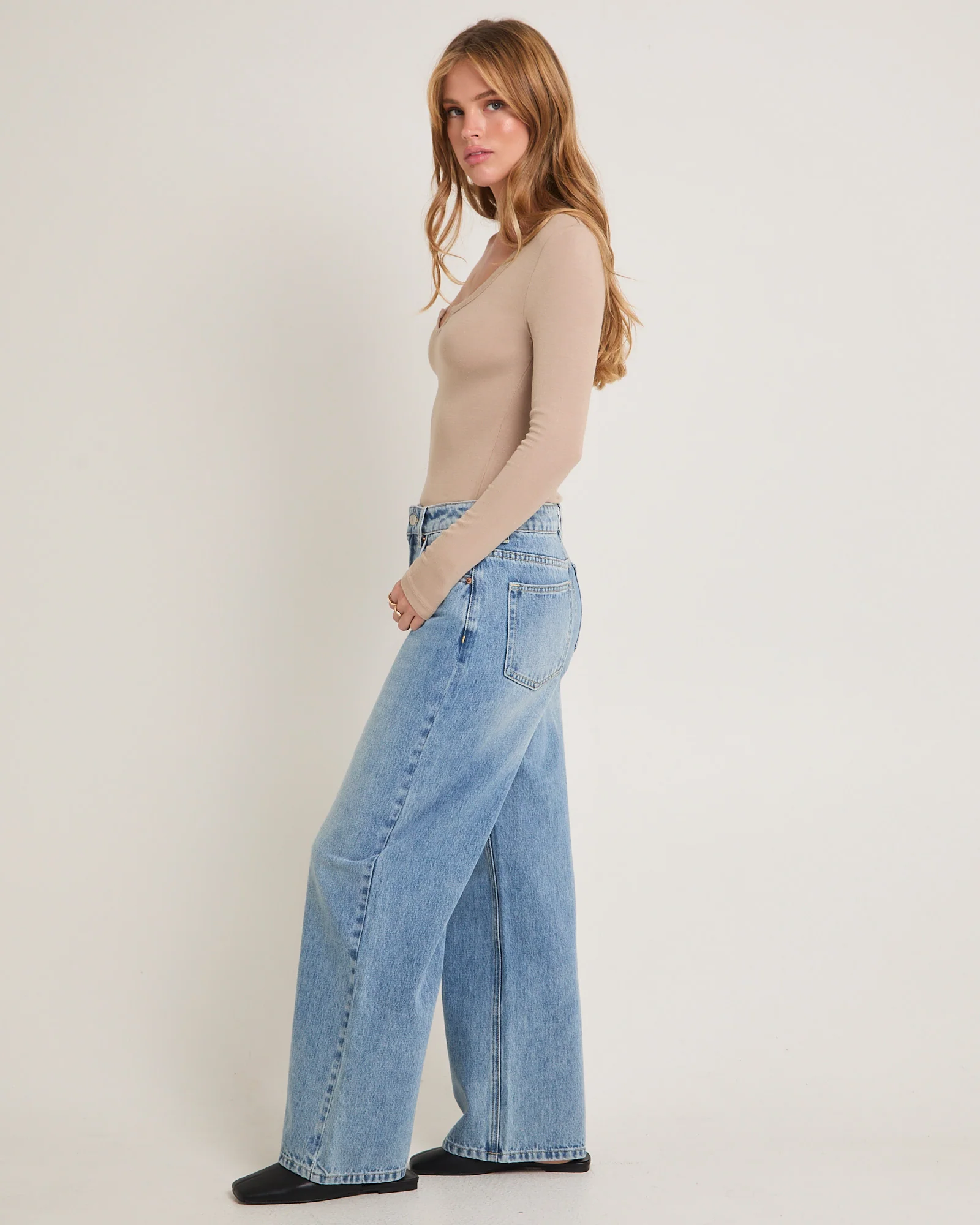 Slinky Scoop Neck Long Sleeve - Image 4