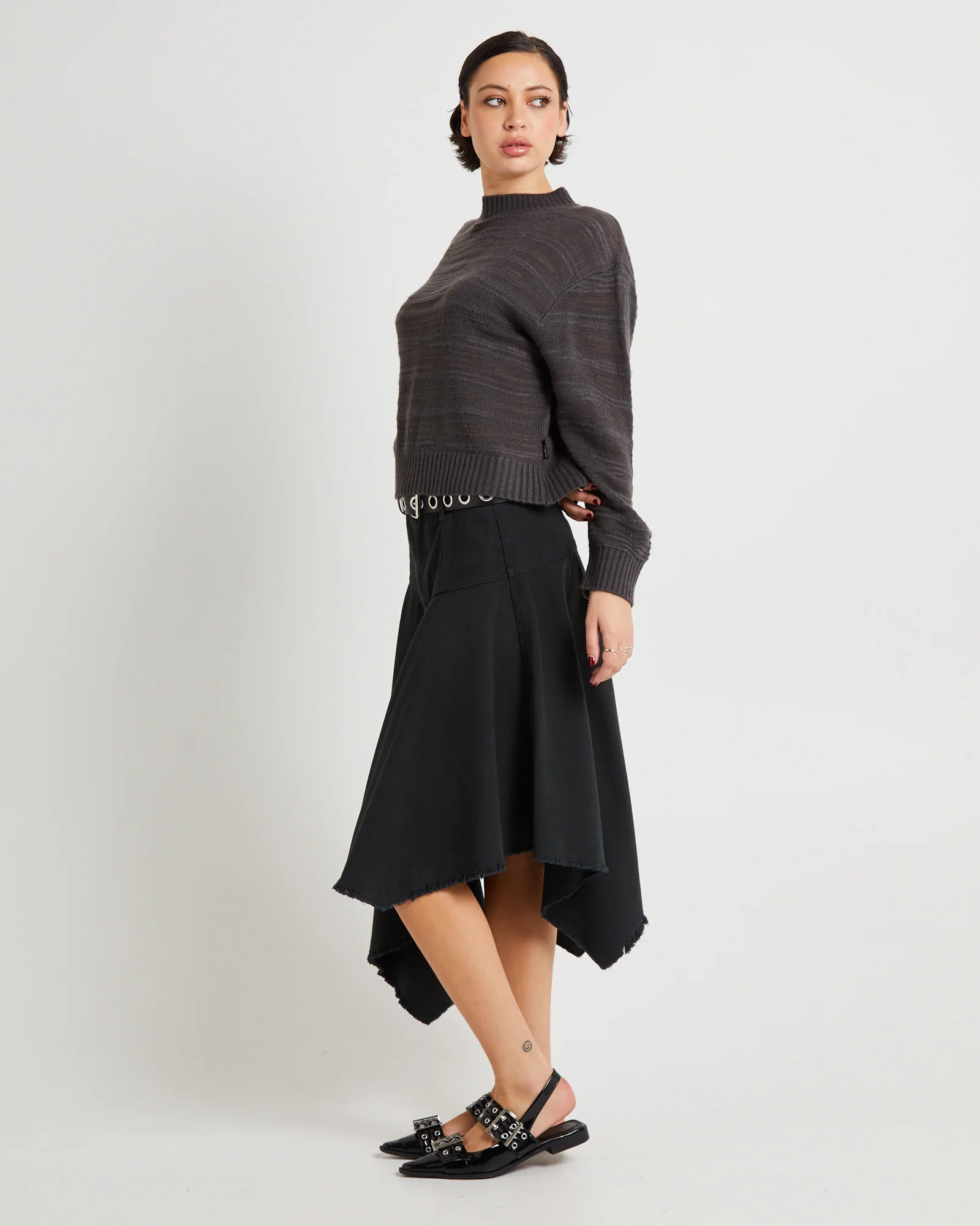 Slub Ladder Knit Jumper - Image 4
