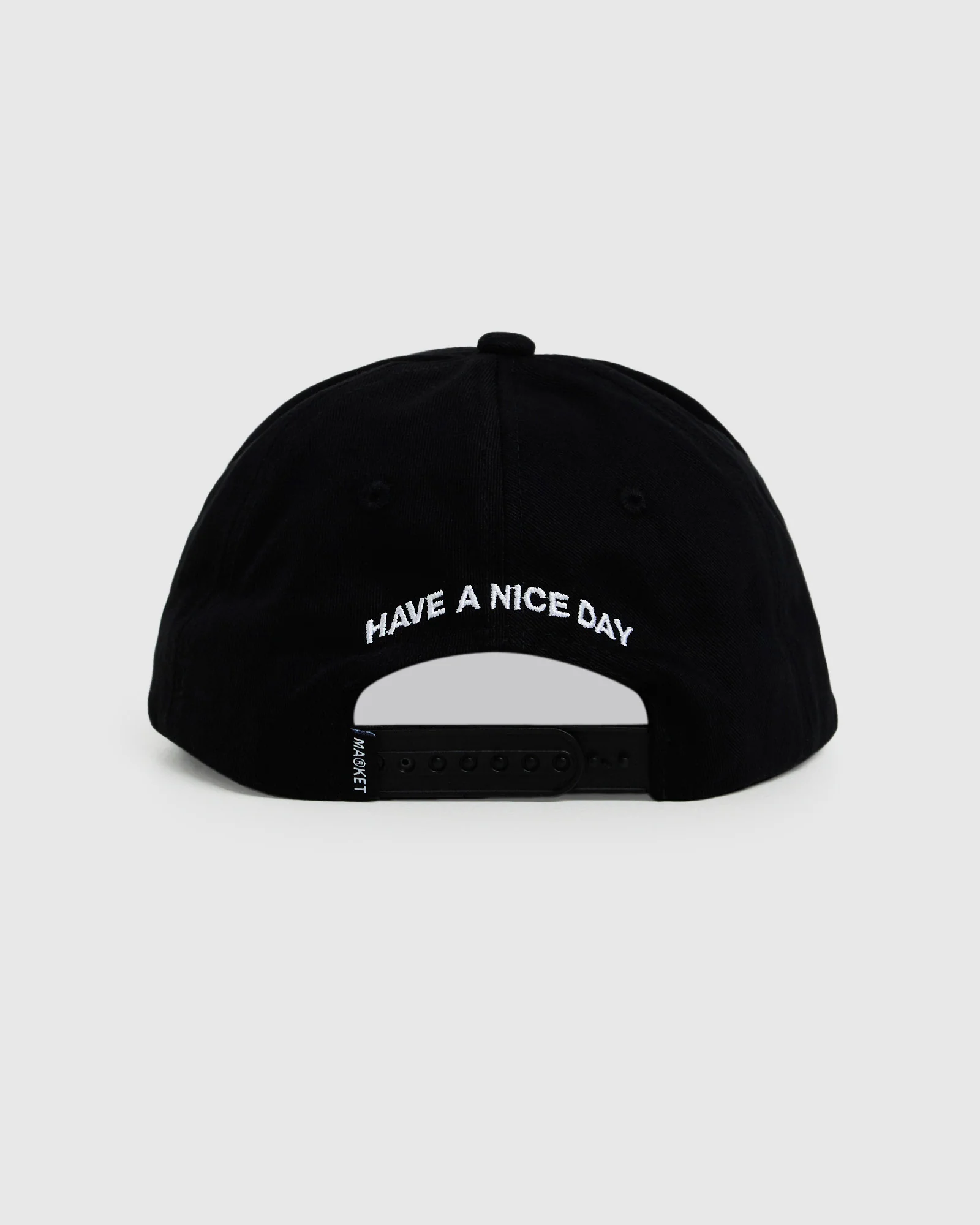 Smiley Haters 5 Panel Hat Vintage Black - Image 5