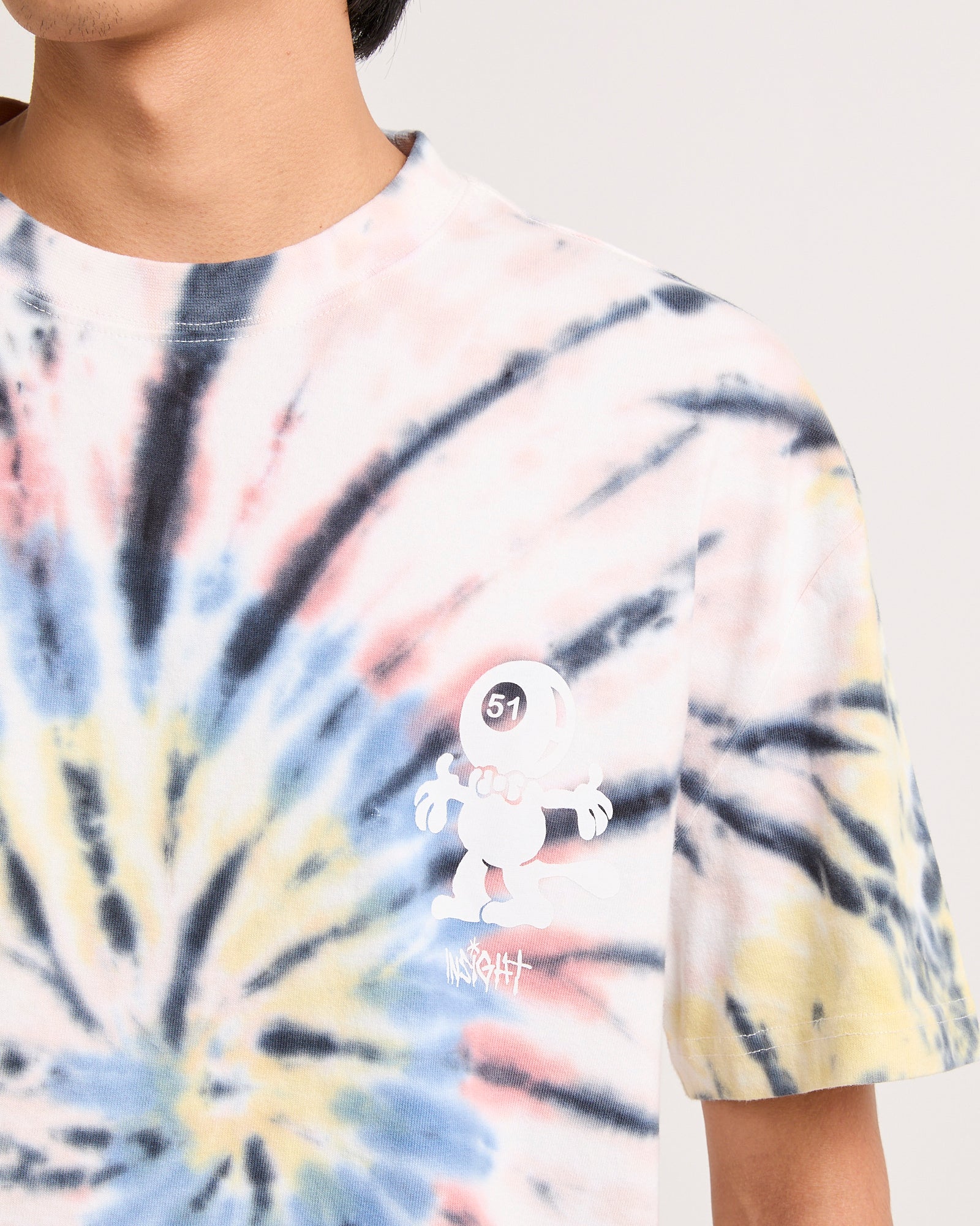 Snooker Tie Dye Cropped T-Shirt - Image 6