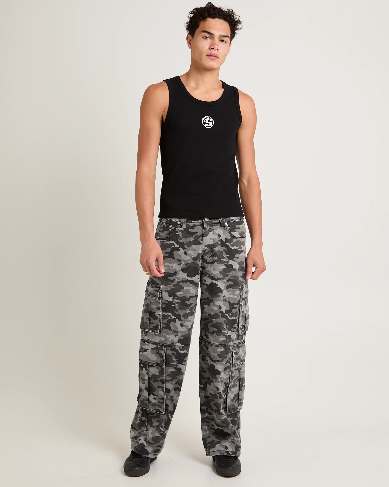 Society Camo Cargo Pants - Image 5