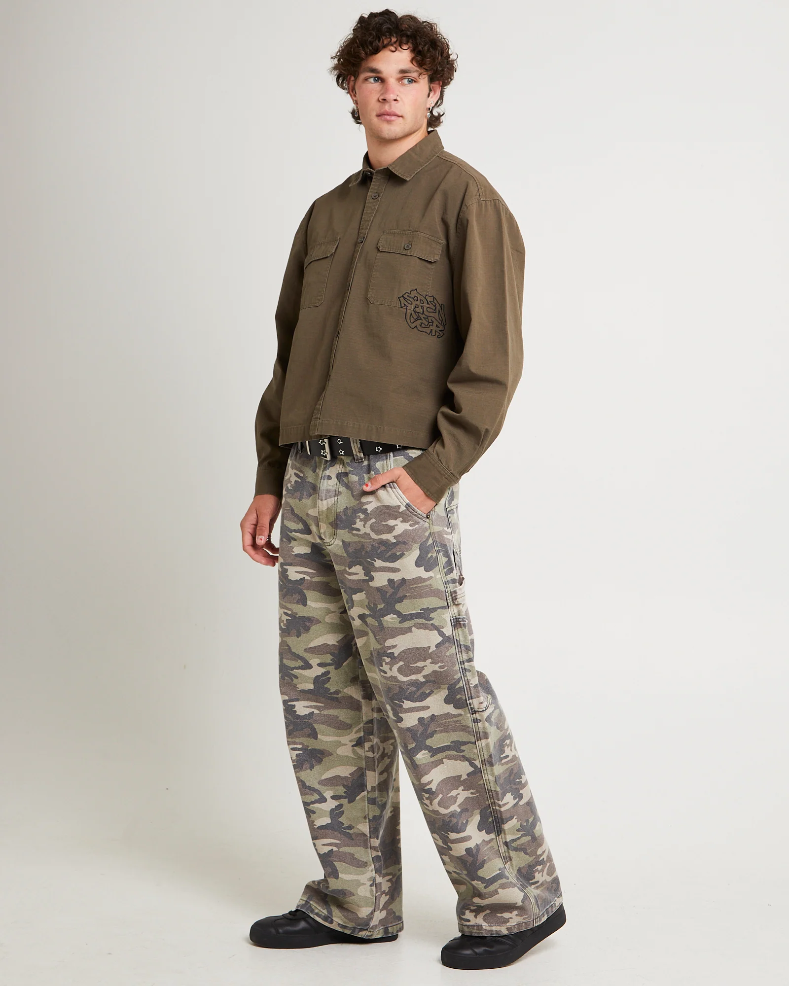 Society Carpenter Camo Pants - Image 2