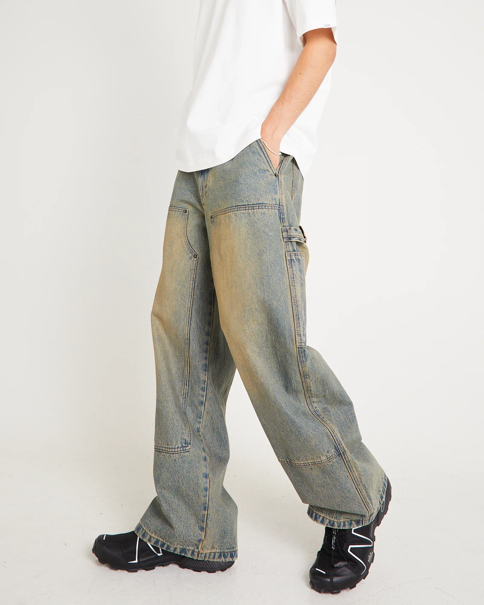 Society Carpenter Denim Pants - Image 3