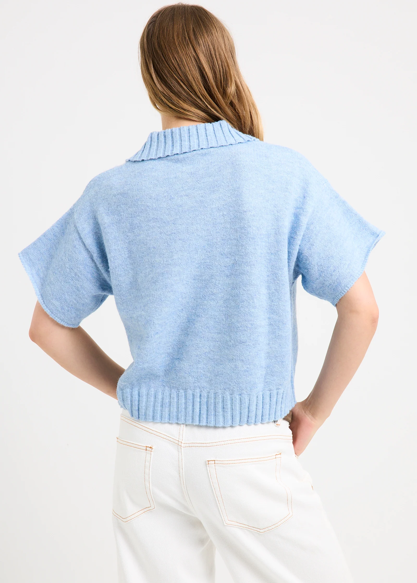Sofia Asymm Knit Cardi - Image 4