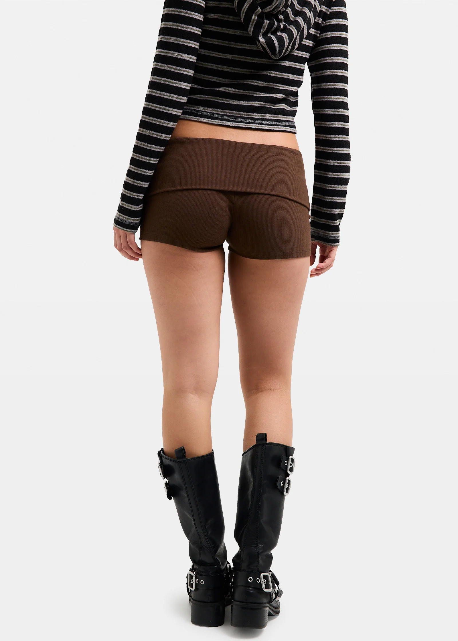 Soft Knit Micro Shorts - Image 3