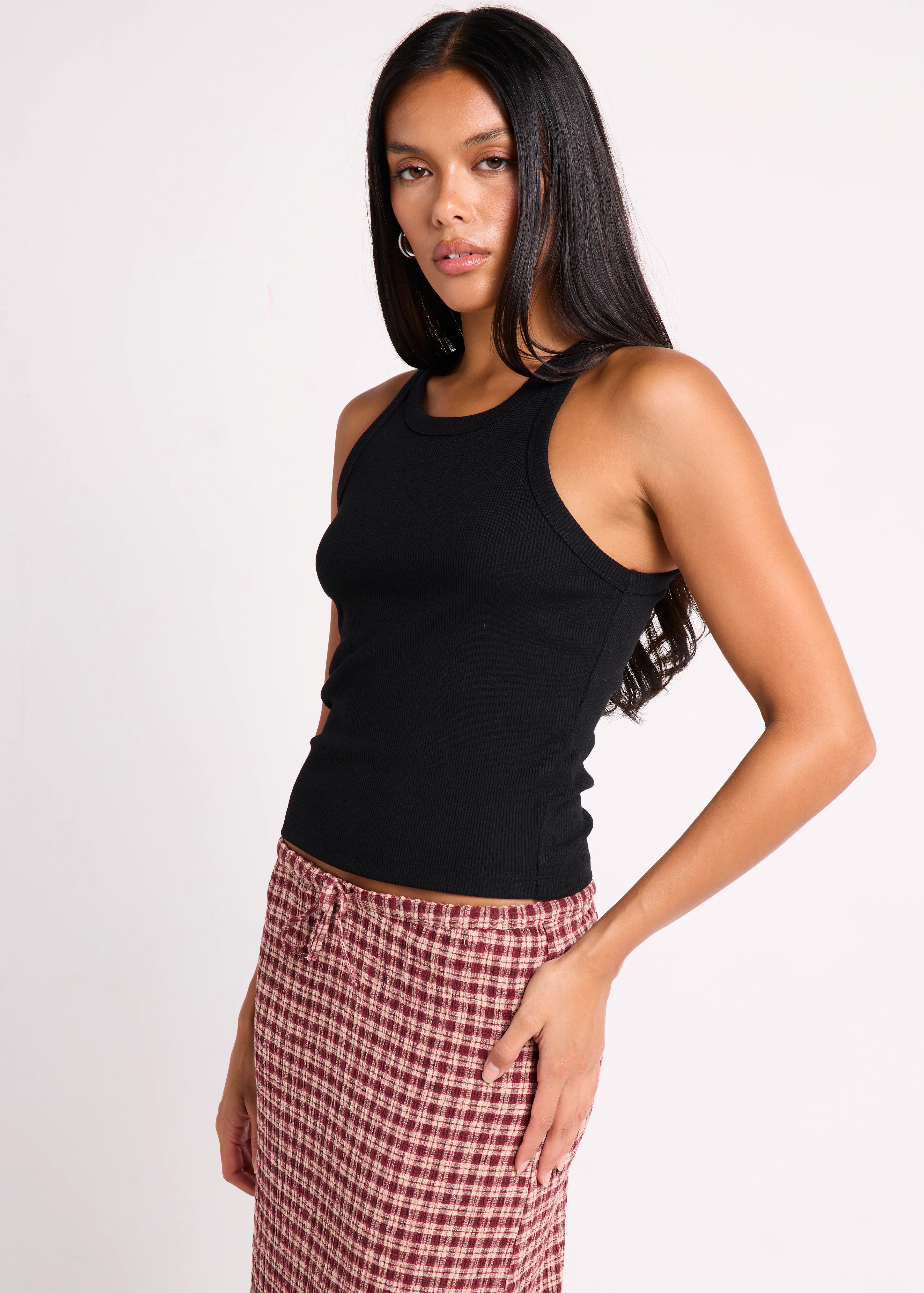 Soft Rib Off Duty Singlet - Image 5