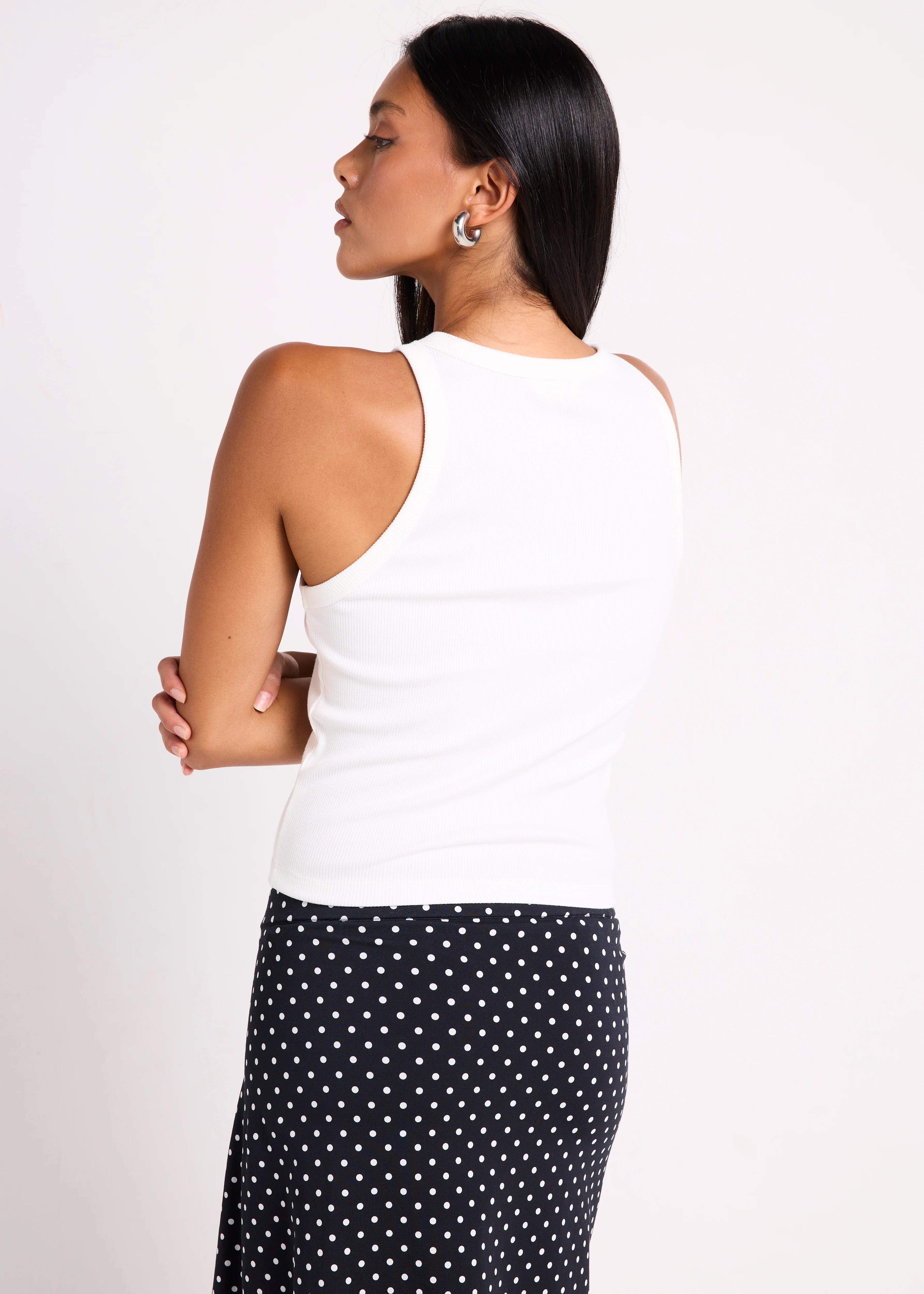 Soft Rib Off Duty Singlet - Image 5