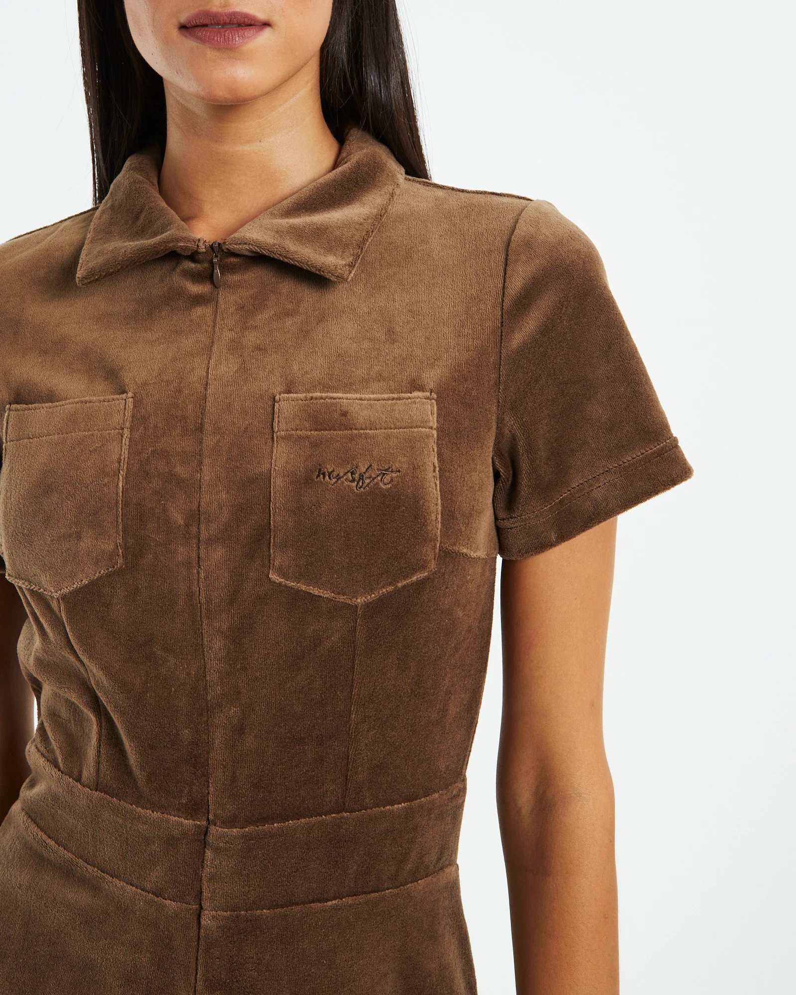 Soleil Playsuit Chocolate Brown - Image 6