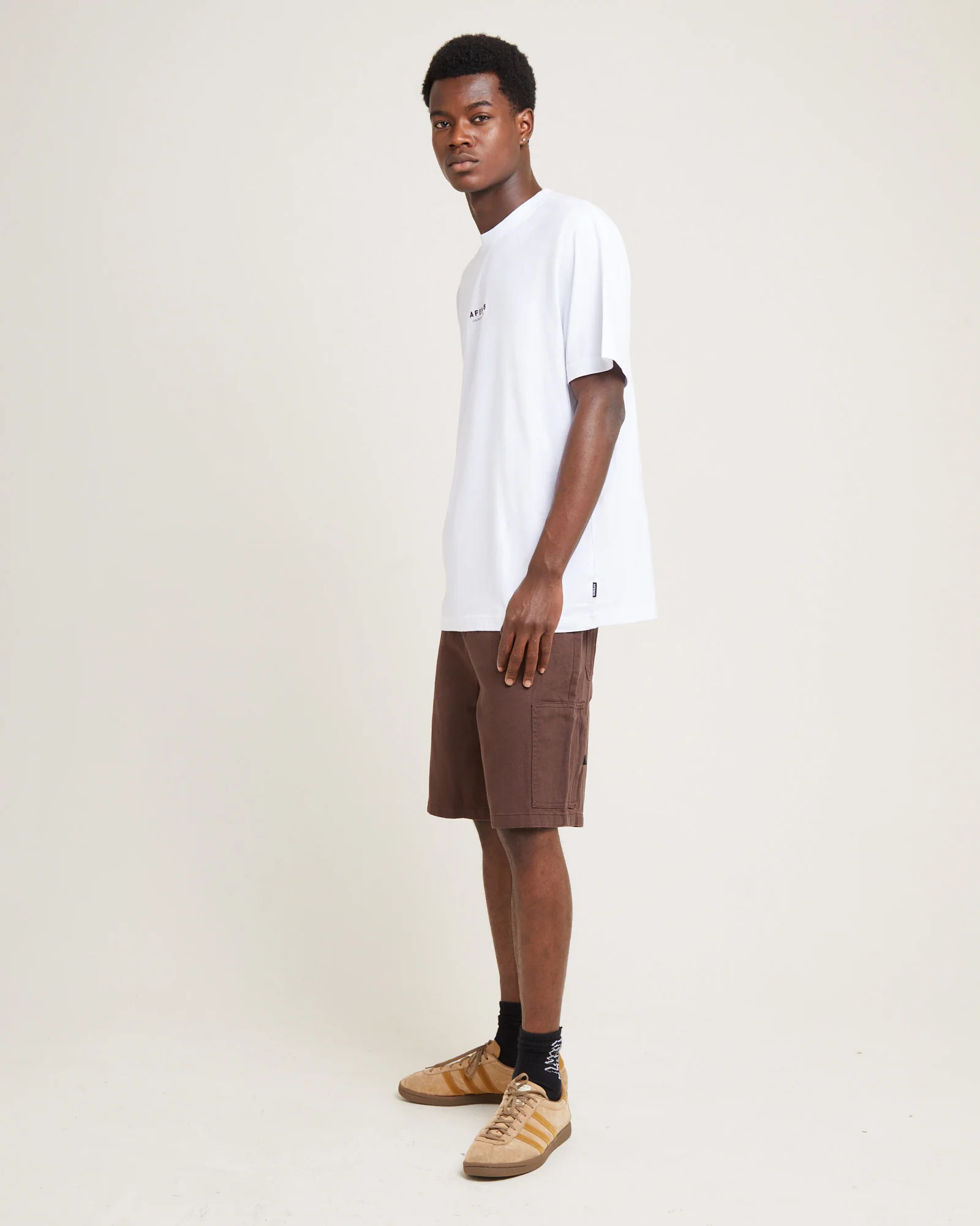 Space Recycled Retro Fit Short Sleeve T-Shirt White - Image 4