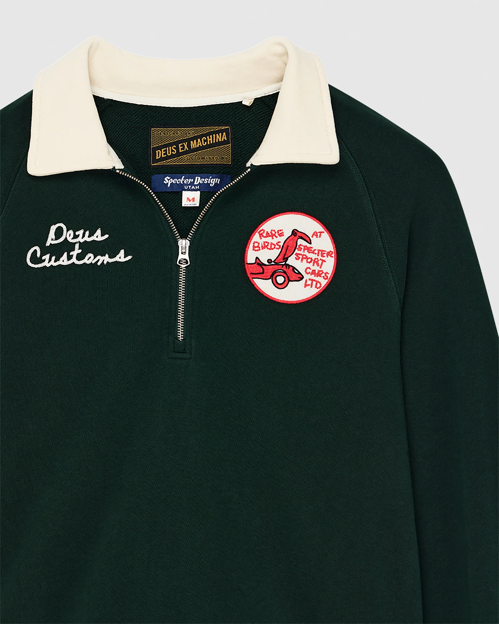 Specter Quarter Zip Polo Sweatshirt - Image 7