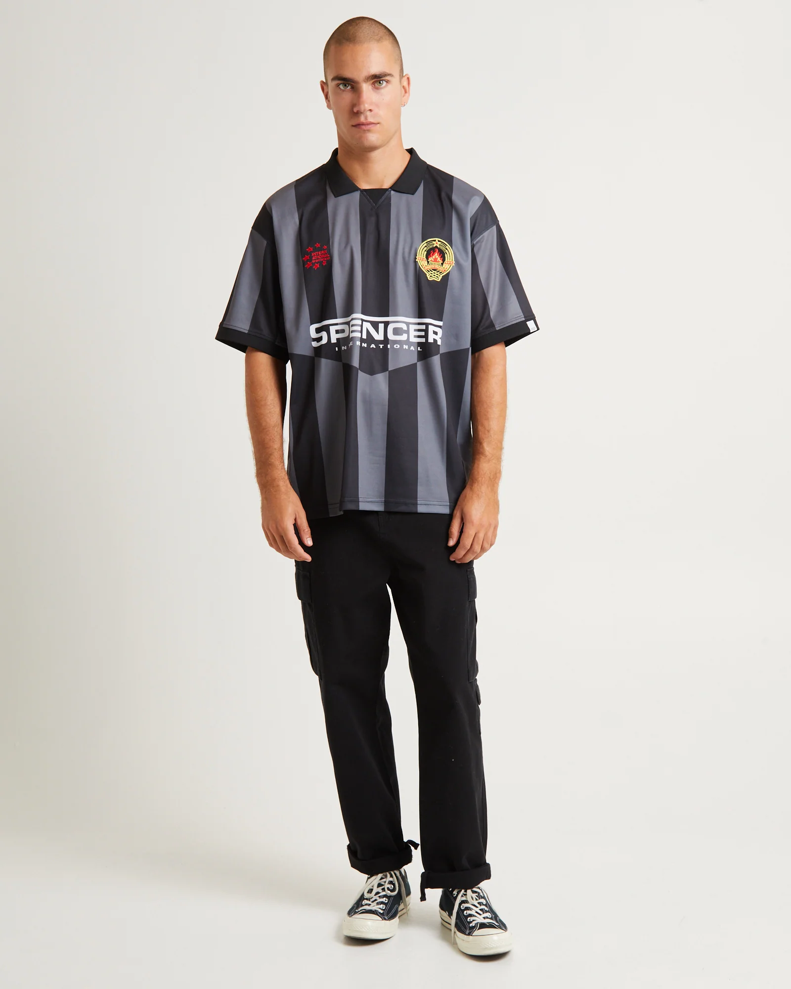 Spencer United Jersey T-Shirt Black - Image 3
