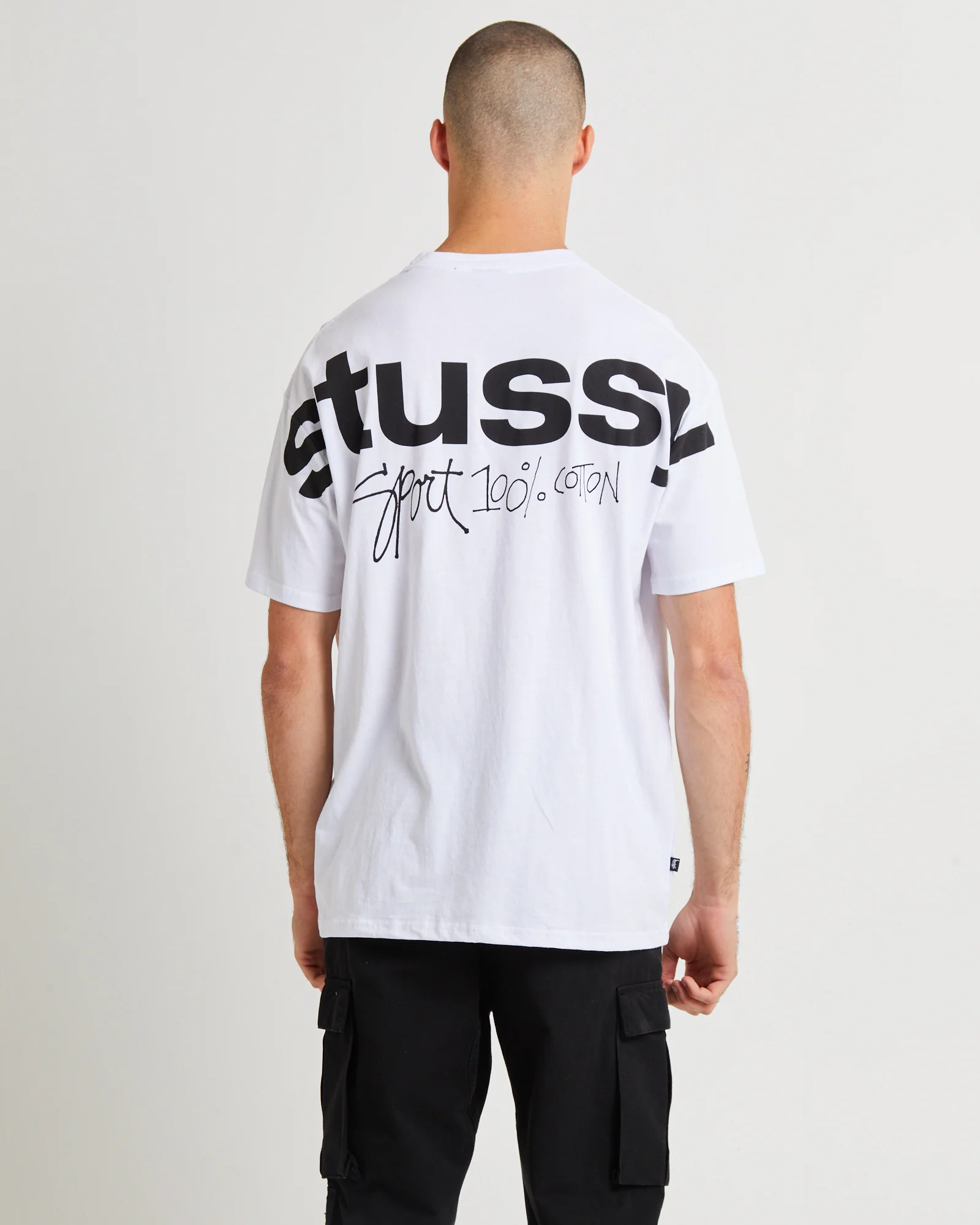 Sport 100 Short Sleeve T-Shirt Washed White - Image 2