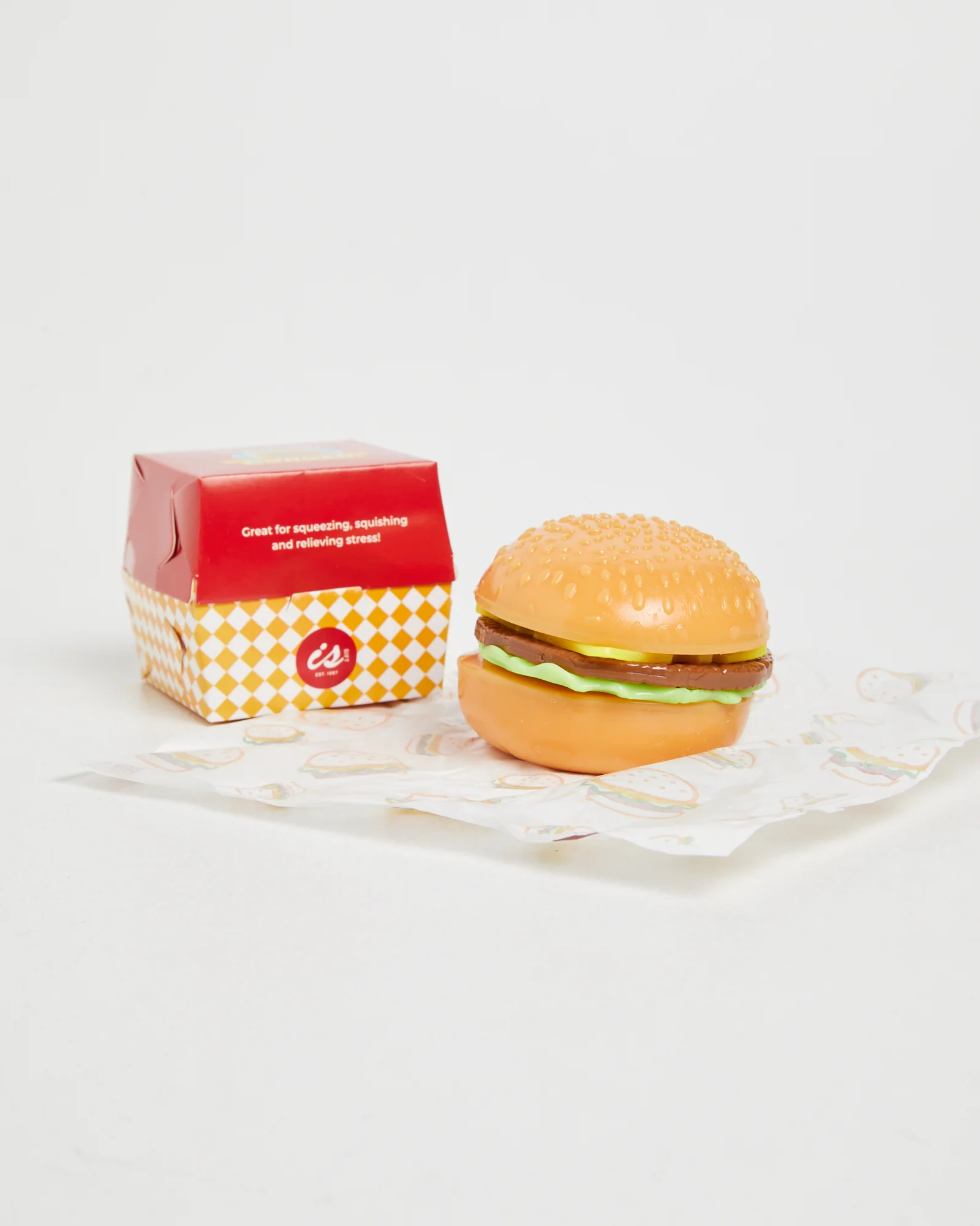 Squishy Burger Stress Reliever - Image 2