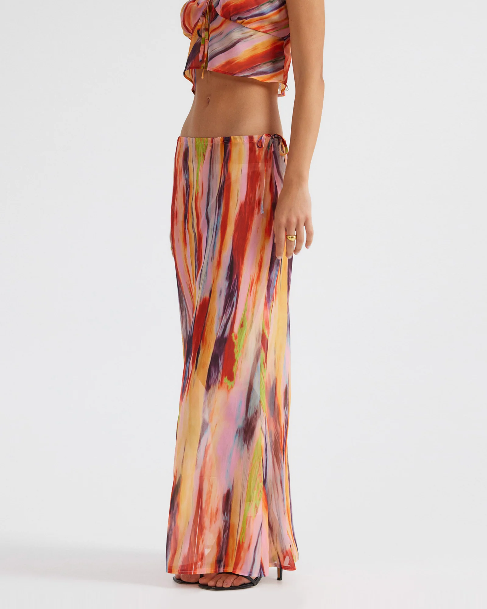 St Barts Maxi Skirt in Multi - Image 2