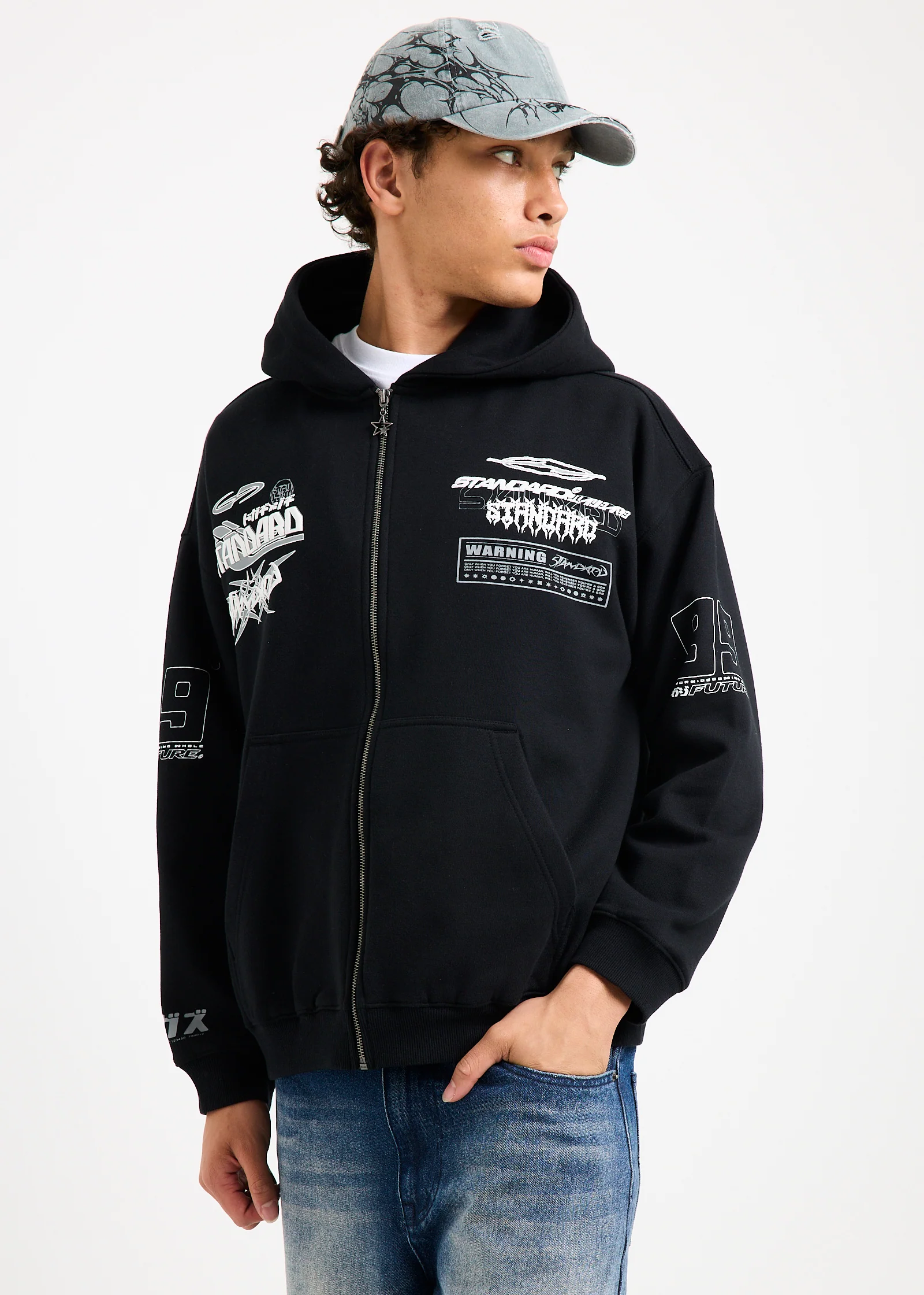 Stacked Zip Hoodie - Image 5