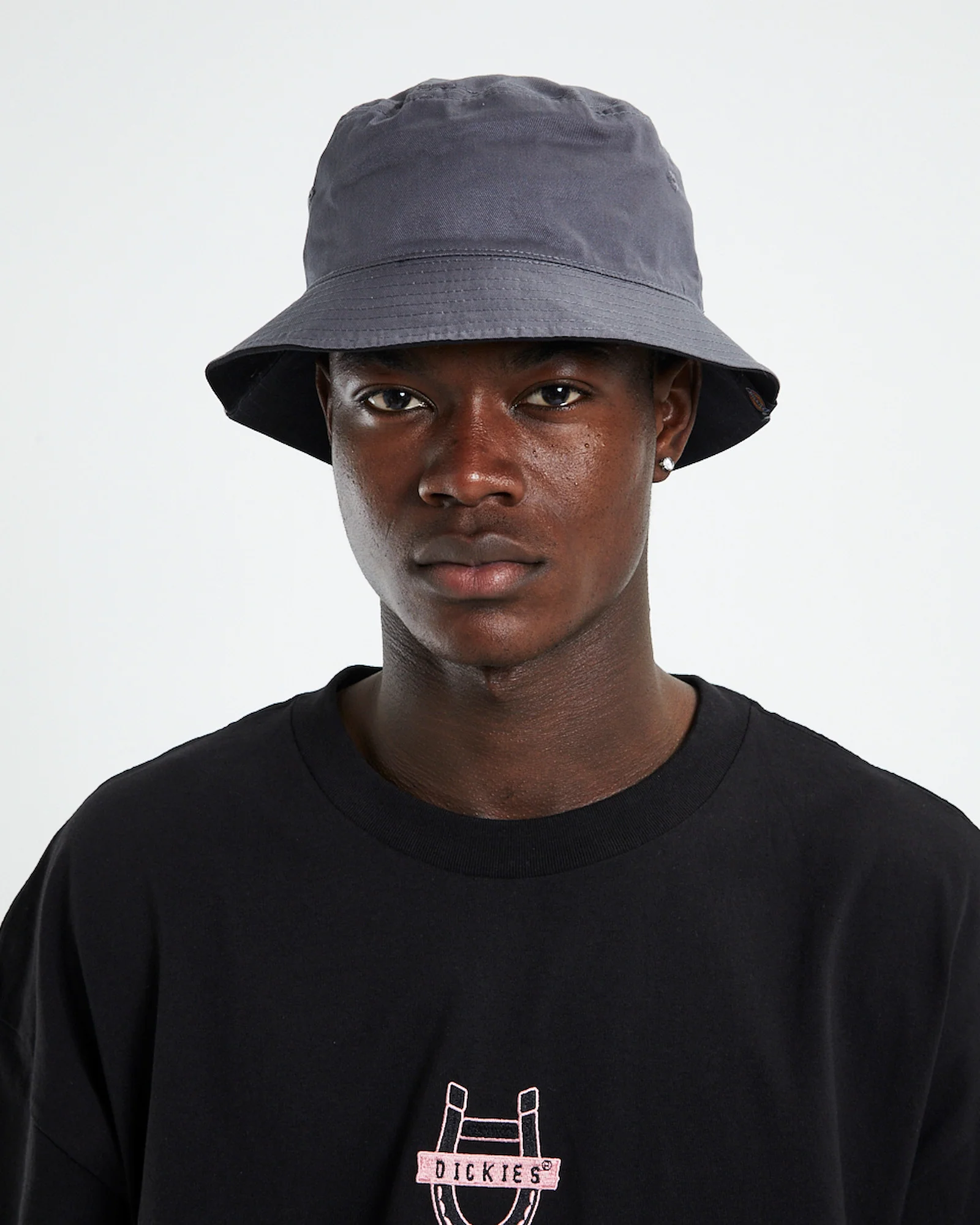 Stamford Reversible Bucket Hat Black Charcoal - Image 2