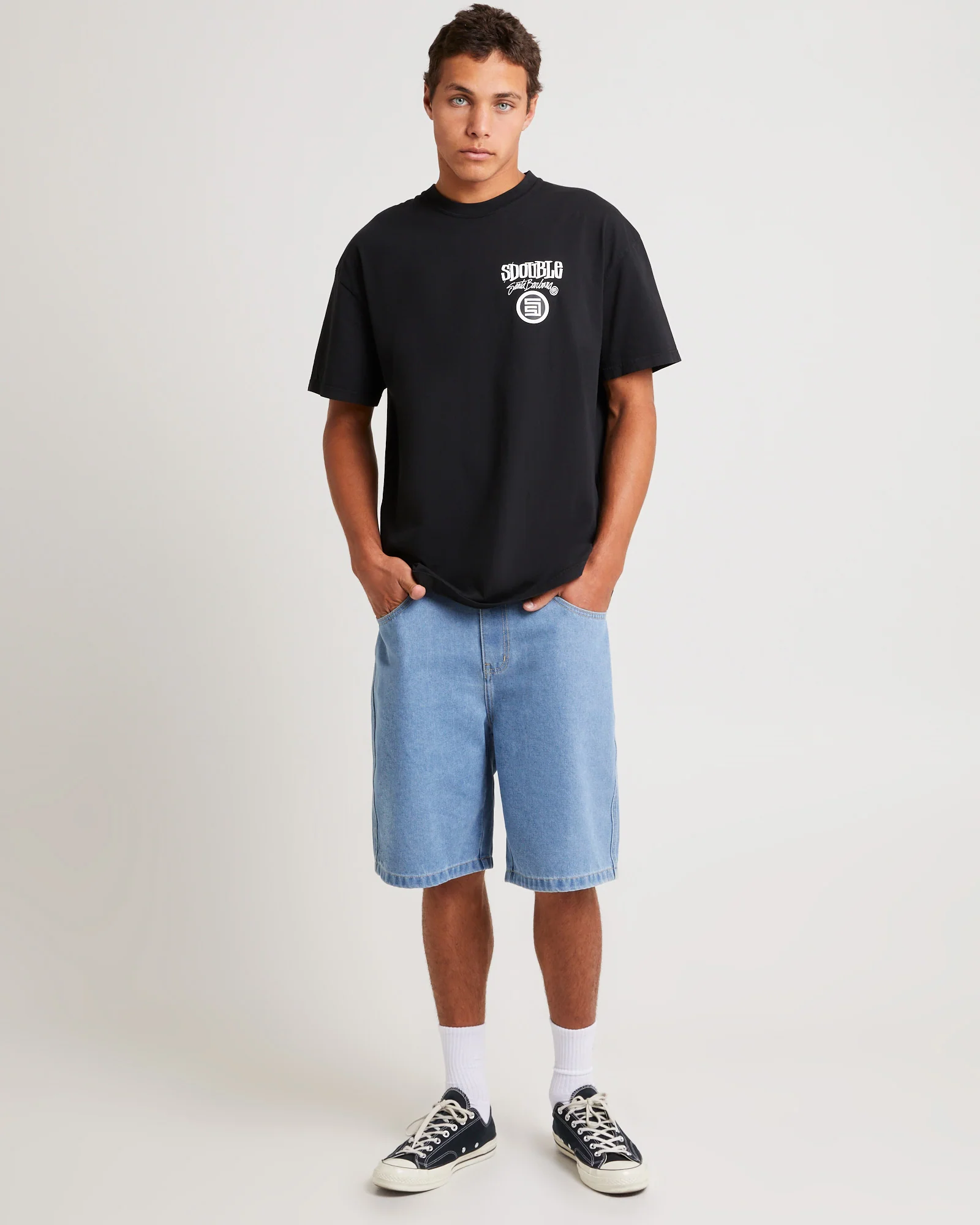 Denim Standard Shorts - Image 3