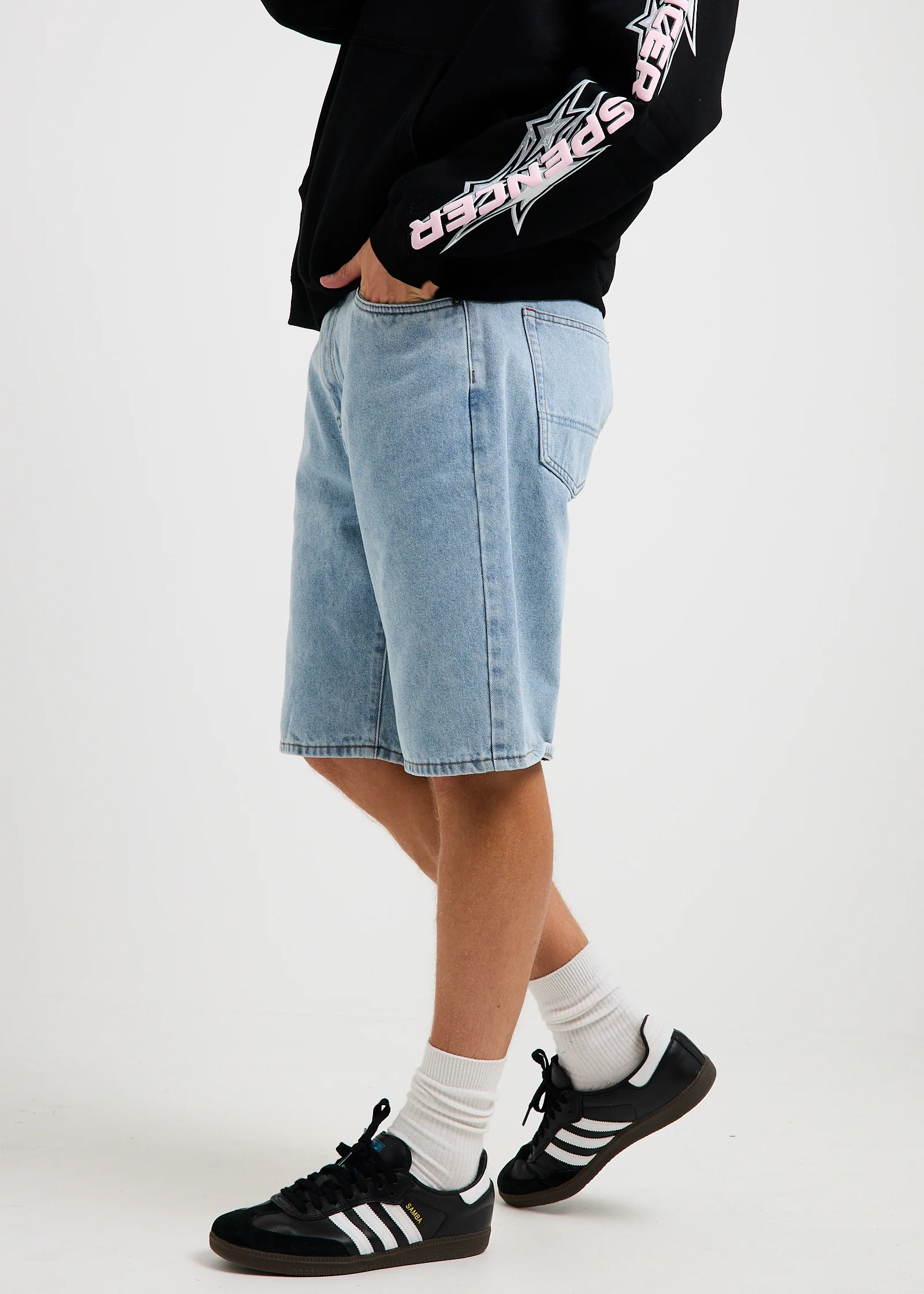 Denim Standard Shorts - Image 2
