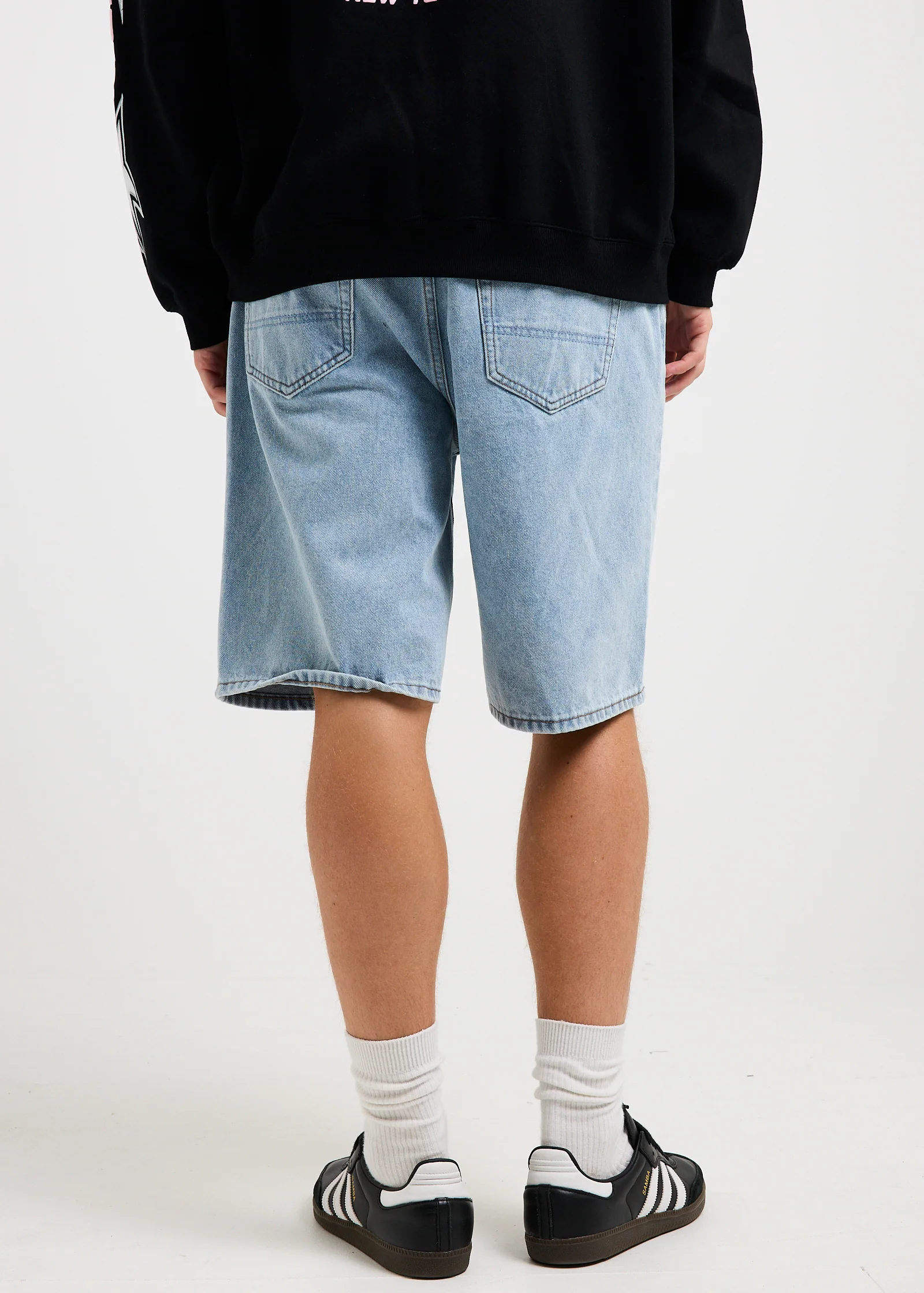 Denim Standard Shorts - Image 4