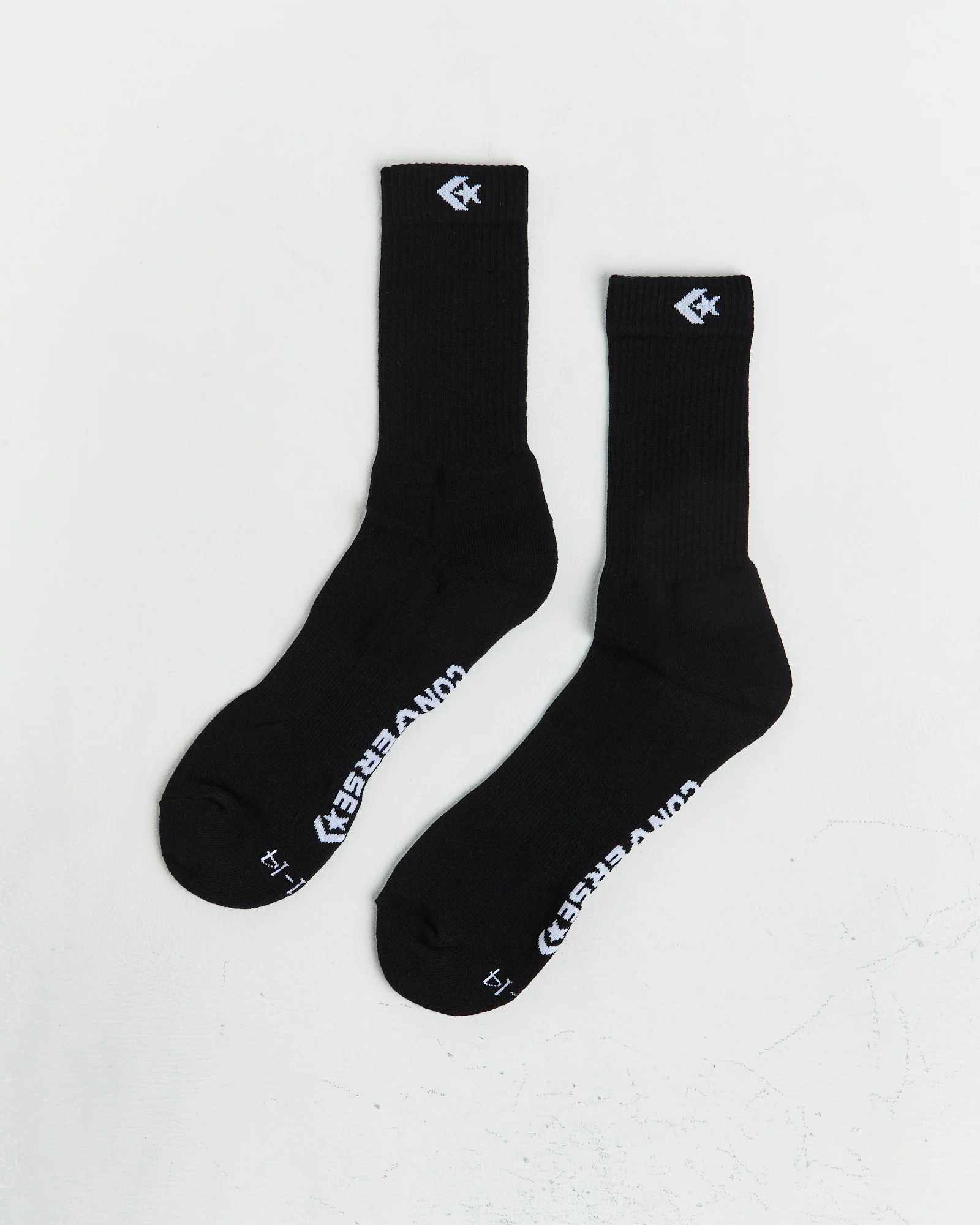 Star Chevron Crew Socks 3 Pack in Black - Image 3
