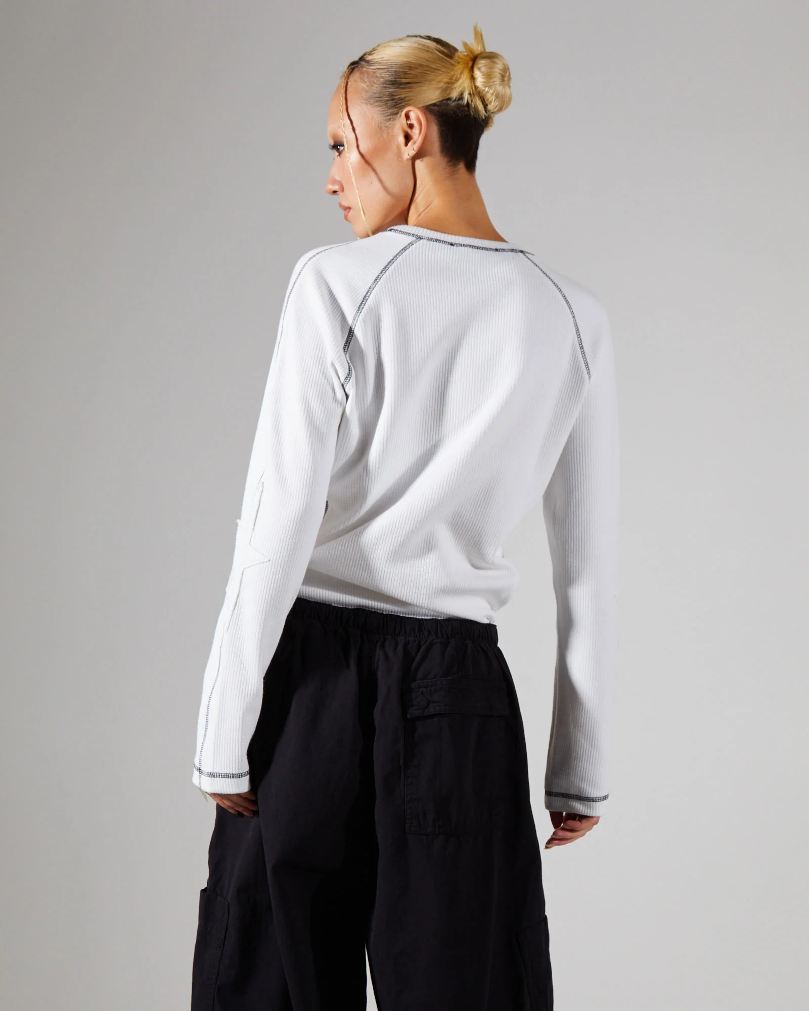Starstruck Long Sleeve T-Shirt Off White - Image 3