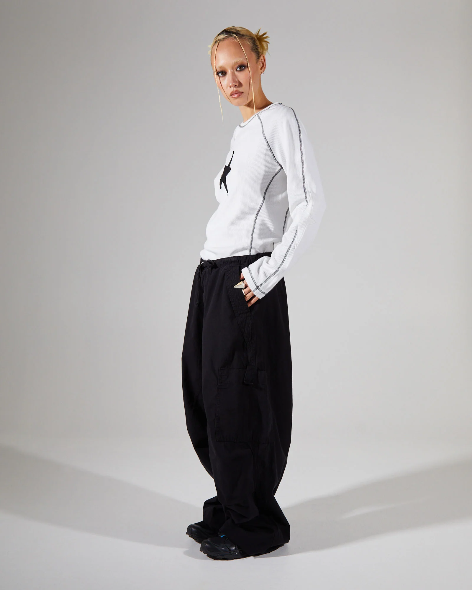 Starstruck Long Sleeve T-Shirt Off White - Image 5